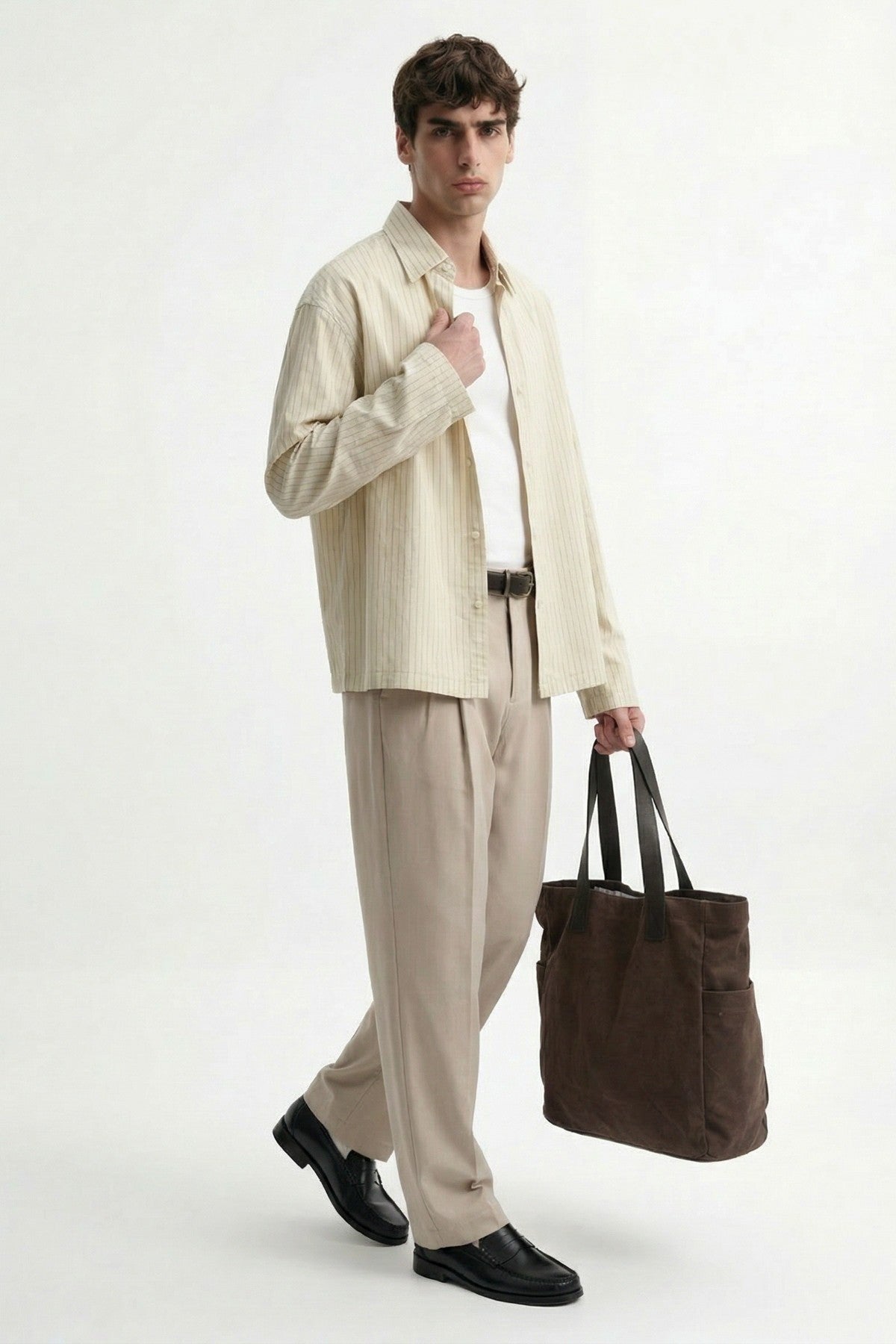Antioch Relaxed Fit Çizgili Erkek Gömlek