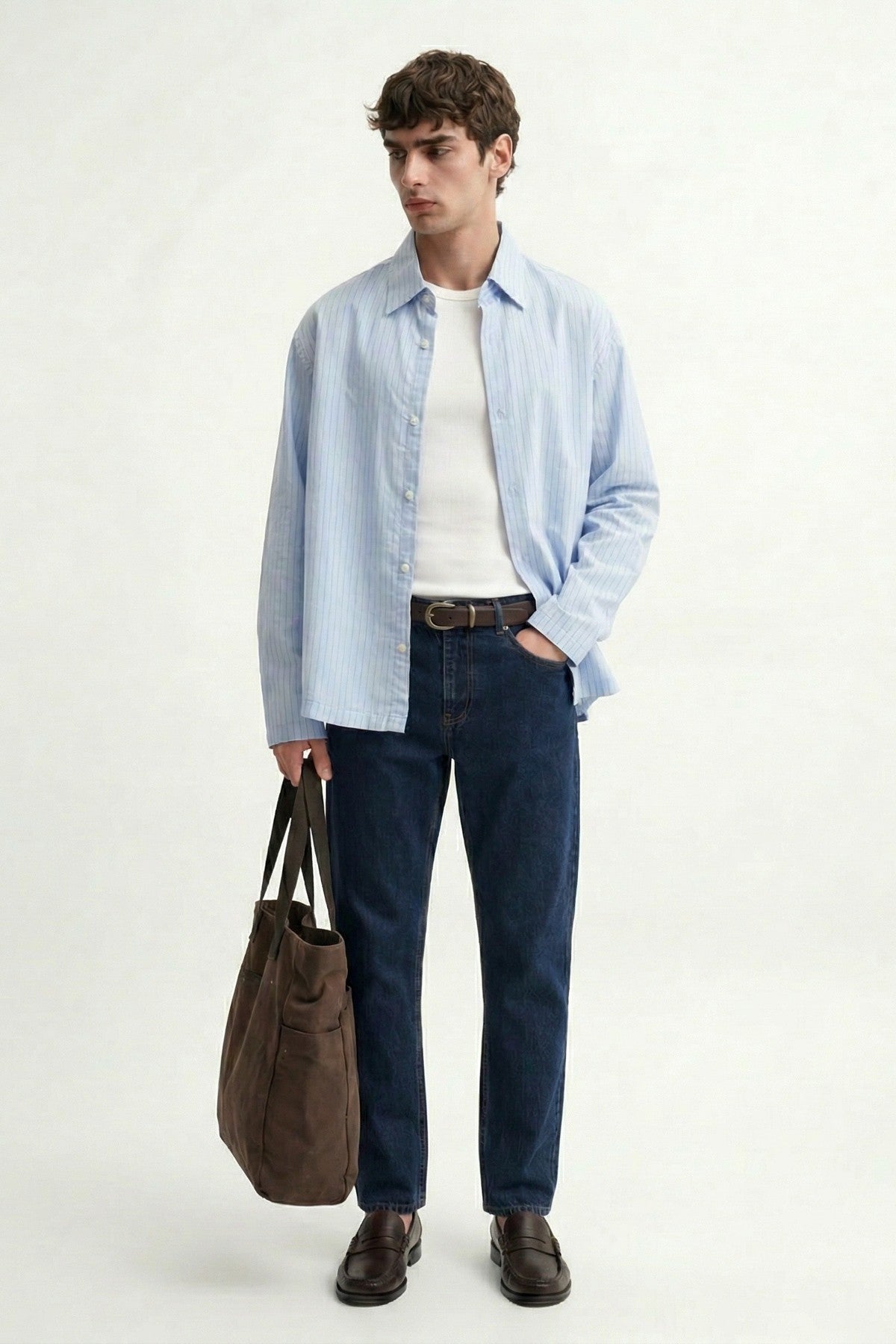 Antioch Relaxed Fit Çizgili Erkek Gömlek