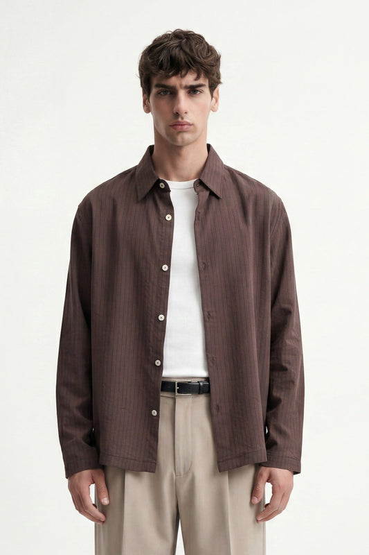 Antioch Relaxed Fit Çizgili Erkek Gömlek