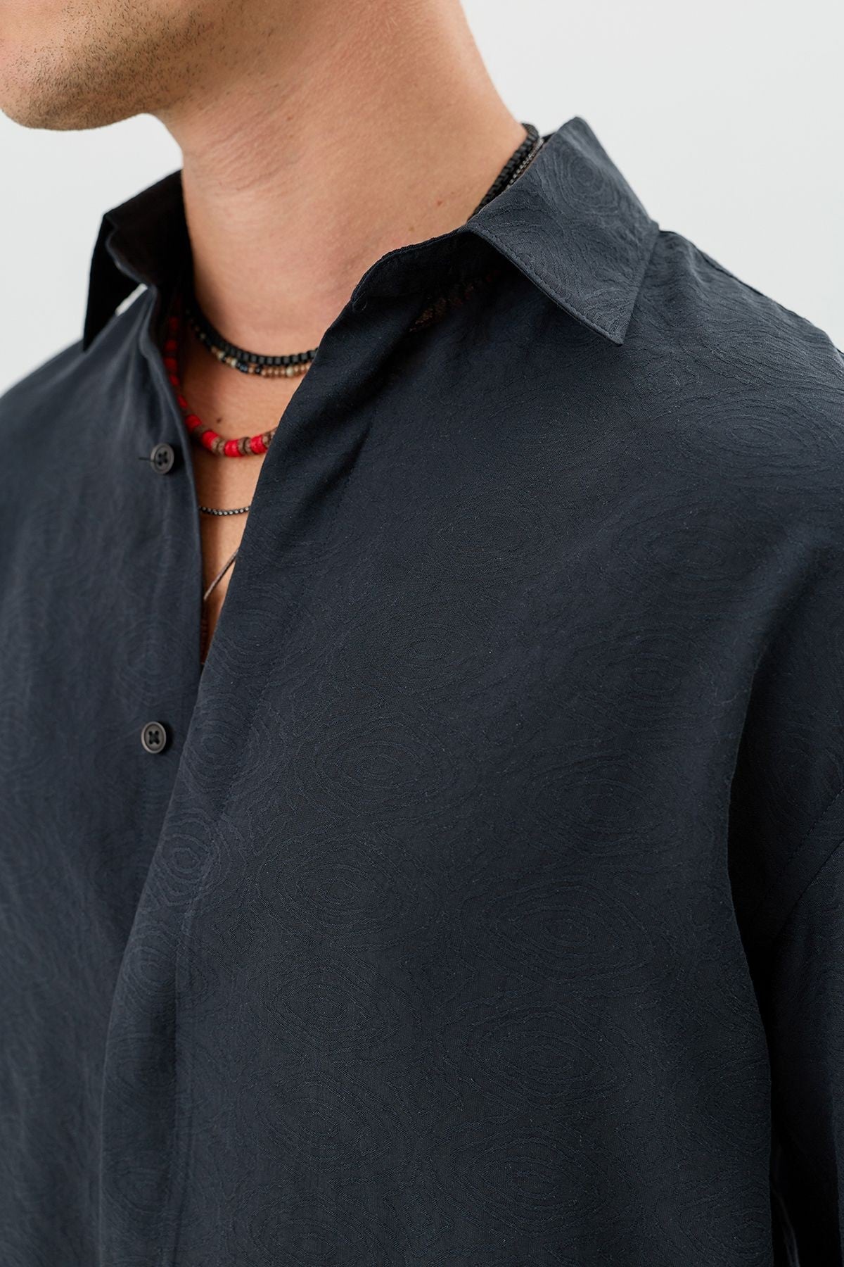 Modal Karışımlı Crop Fit Erkek Gömlek