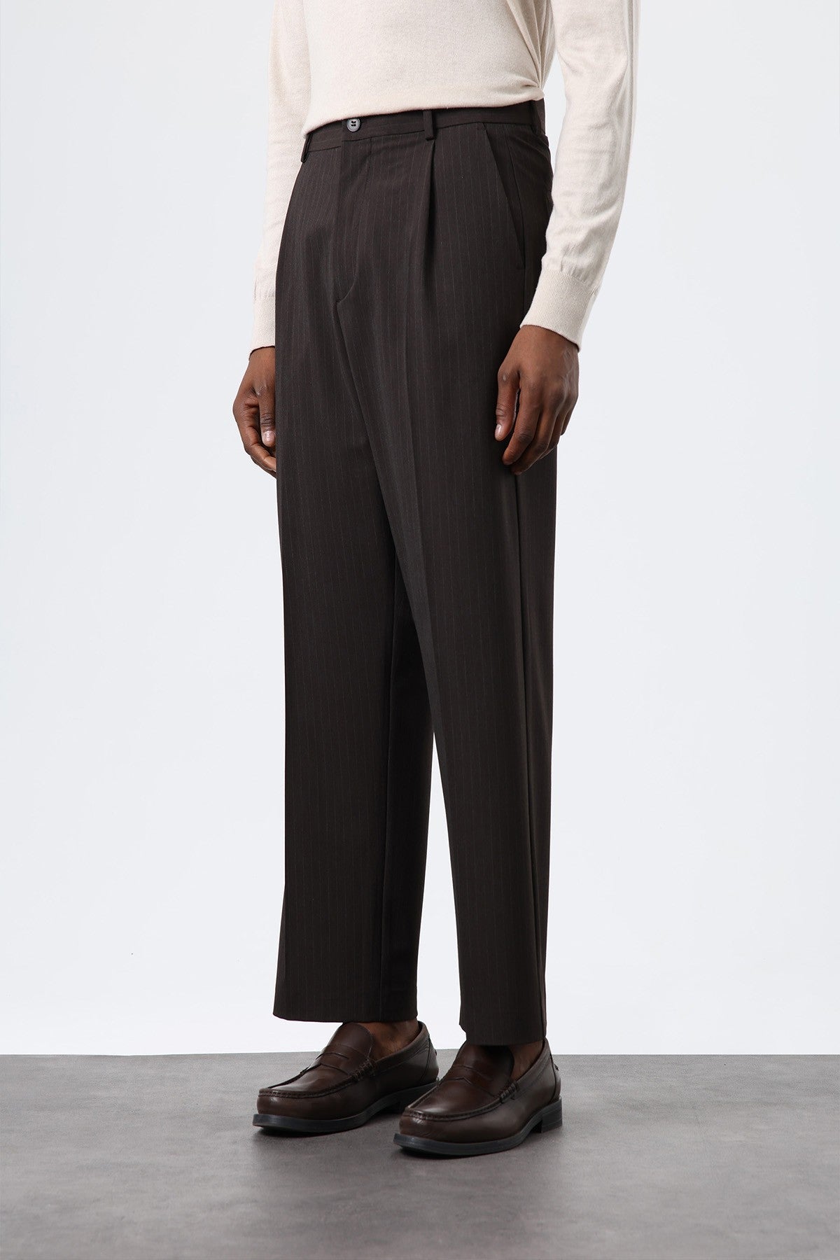 Antioch Relax Fit Çizgili Erkek Pantolon