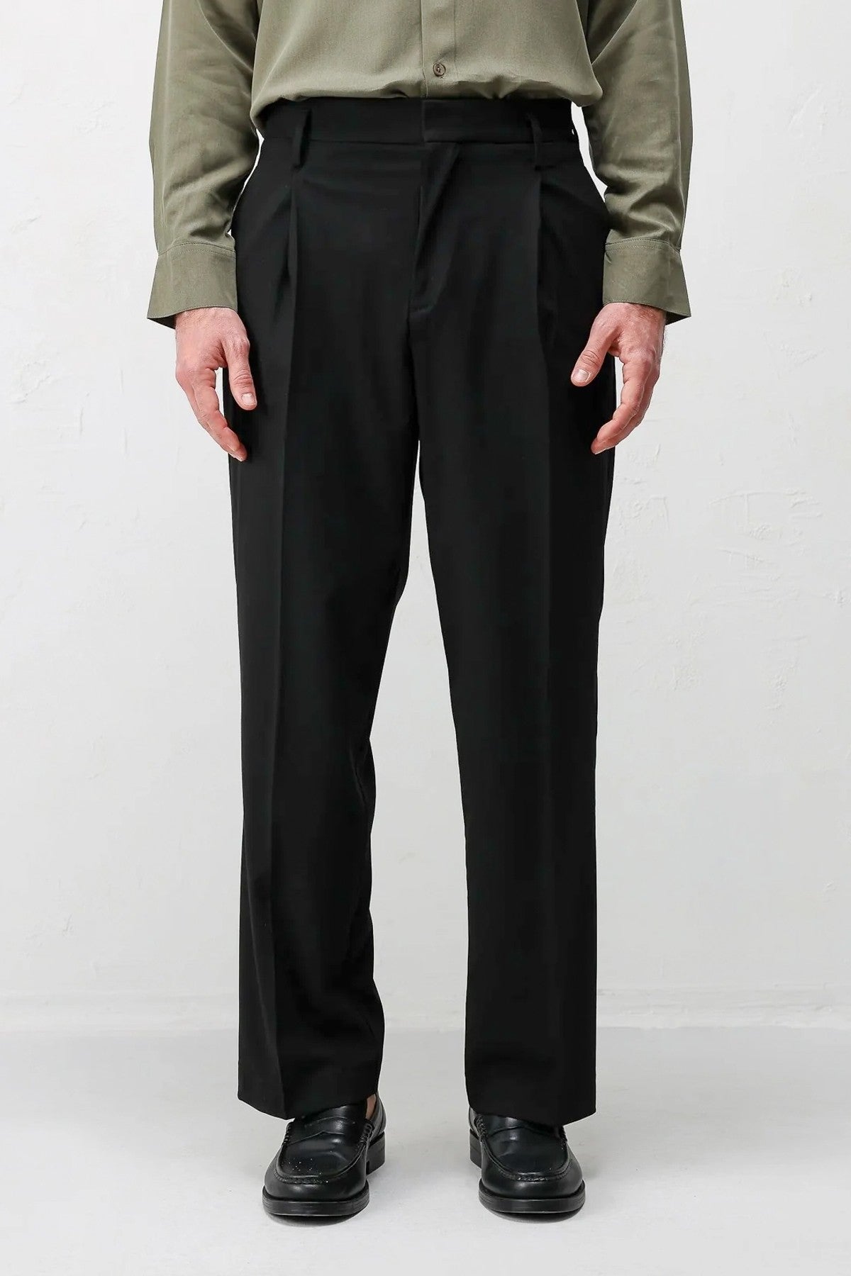 Relaxed Fit Pileli Erkek Pantolon