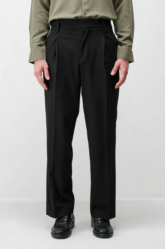 Relaxed Fit Pileli Erkek Pantolon