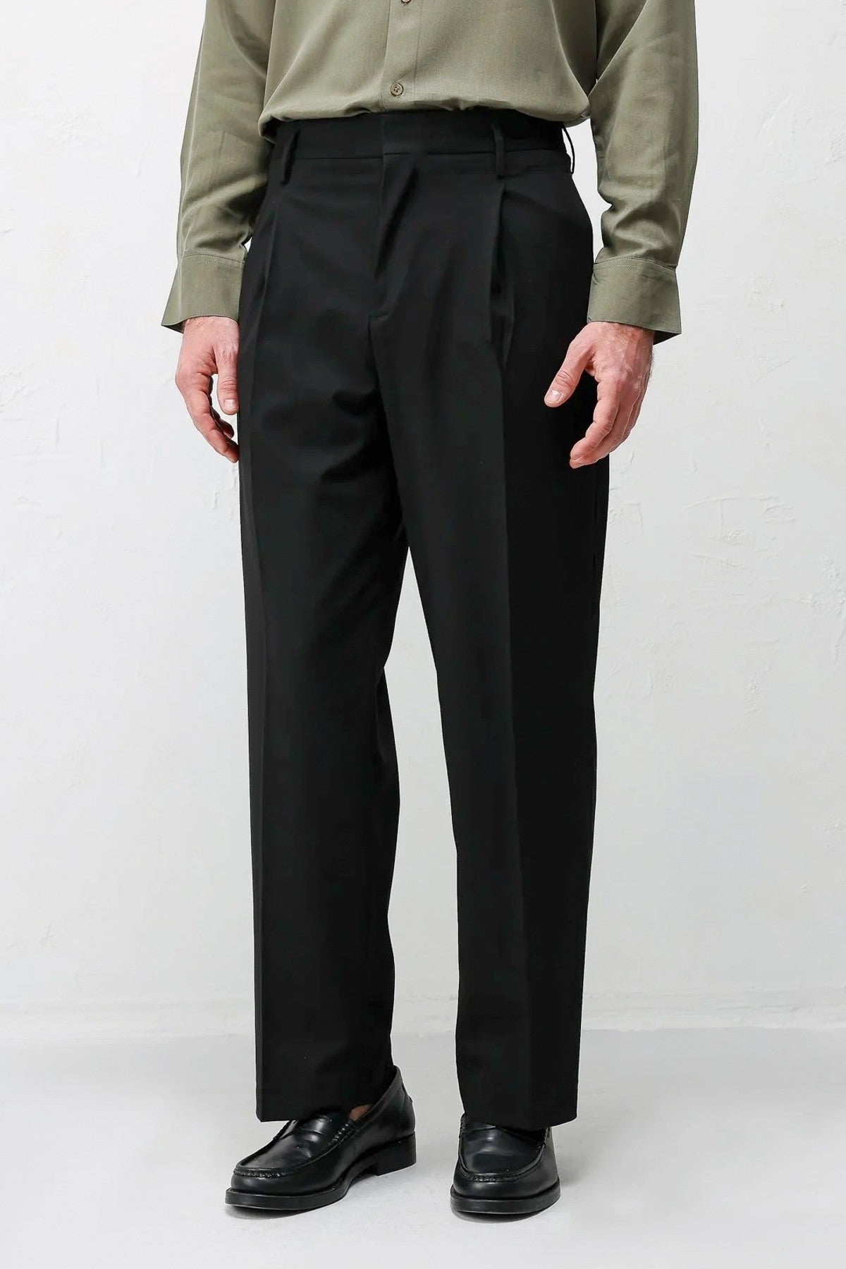 Relaxed Fit Pileli Erkek Pantolon