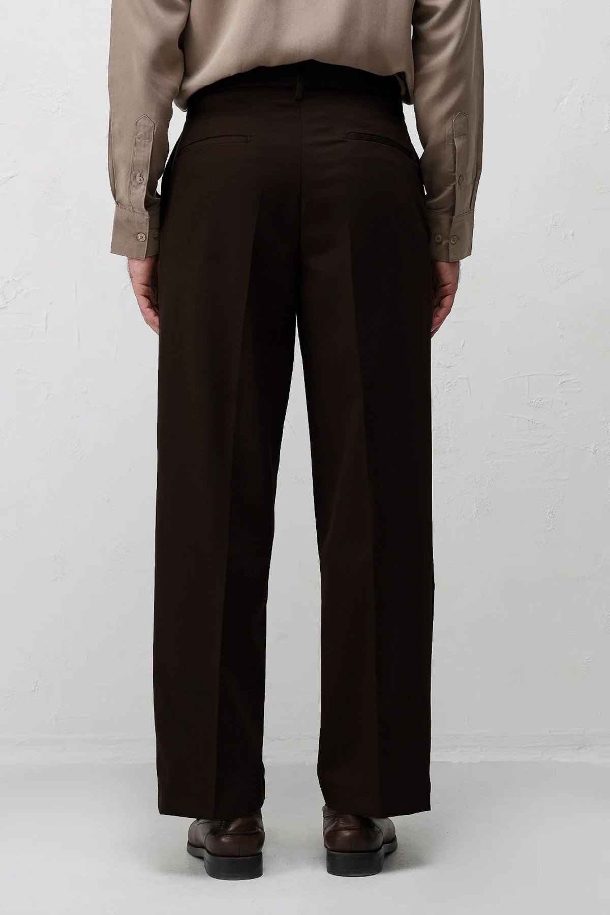 Relaxed Fit Pileli Erkek Pantolon