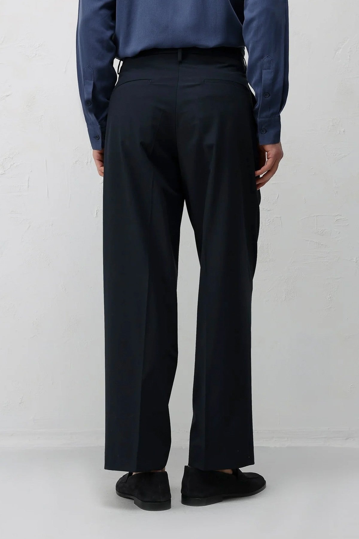 Relaxed Fit Pileli Erkek Pantolon