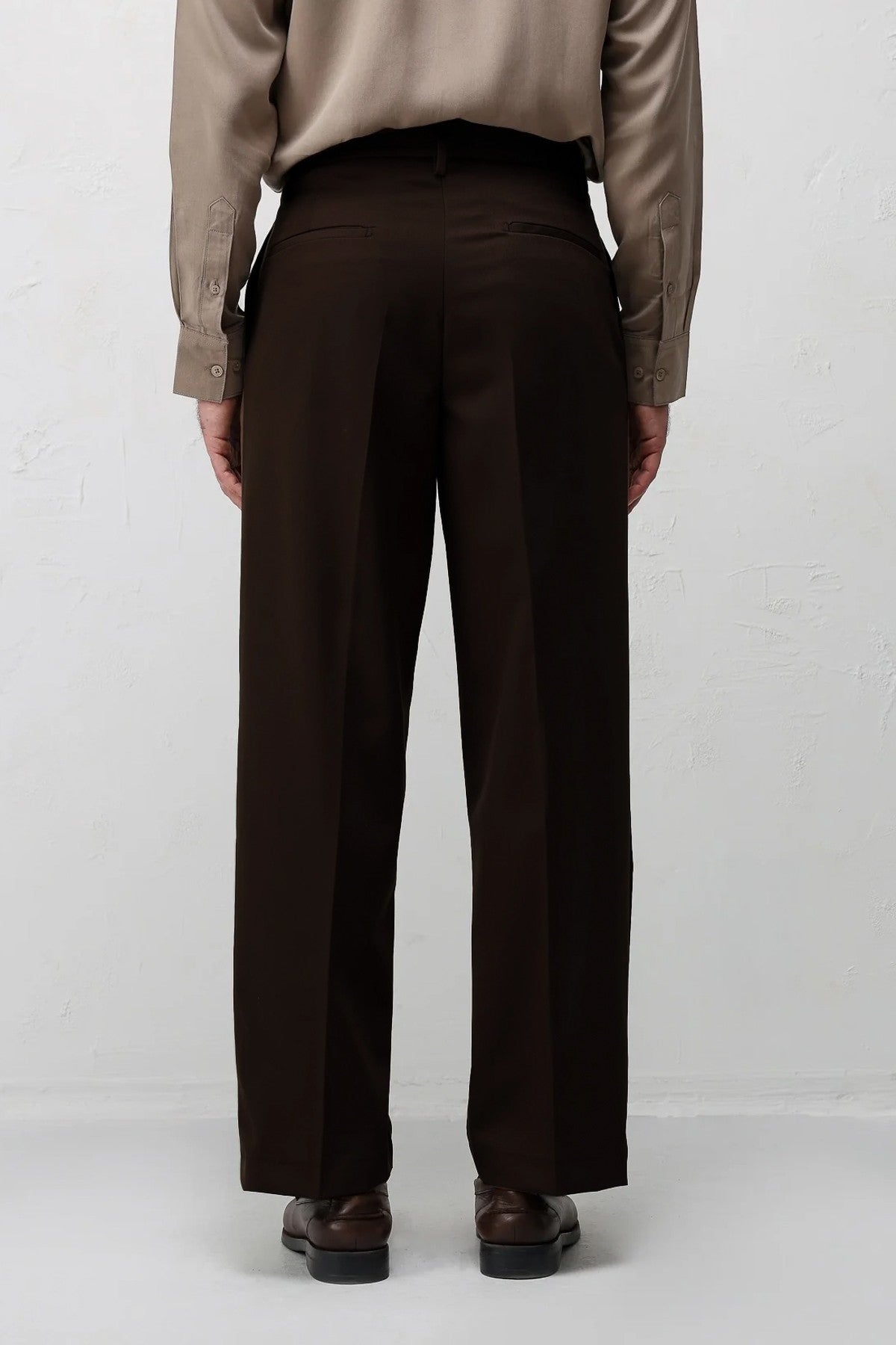 Relaxed Fit Pileli Erkek Pantolon
