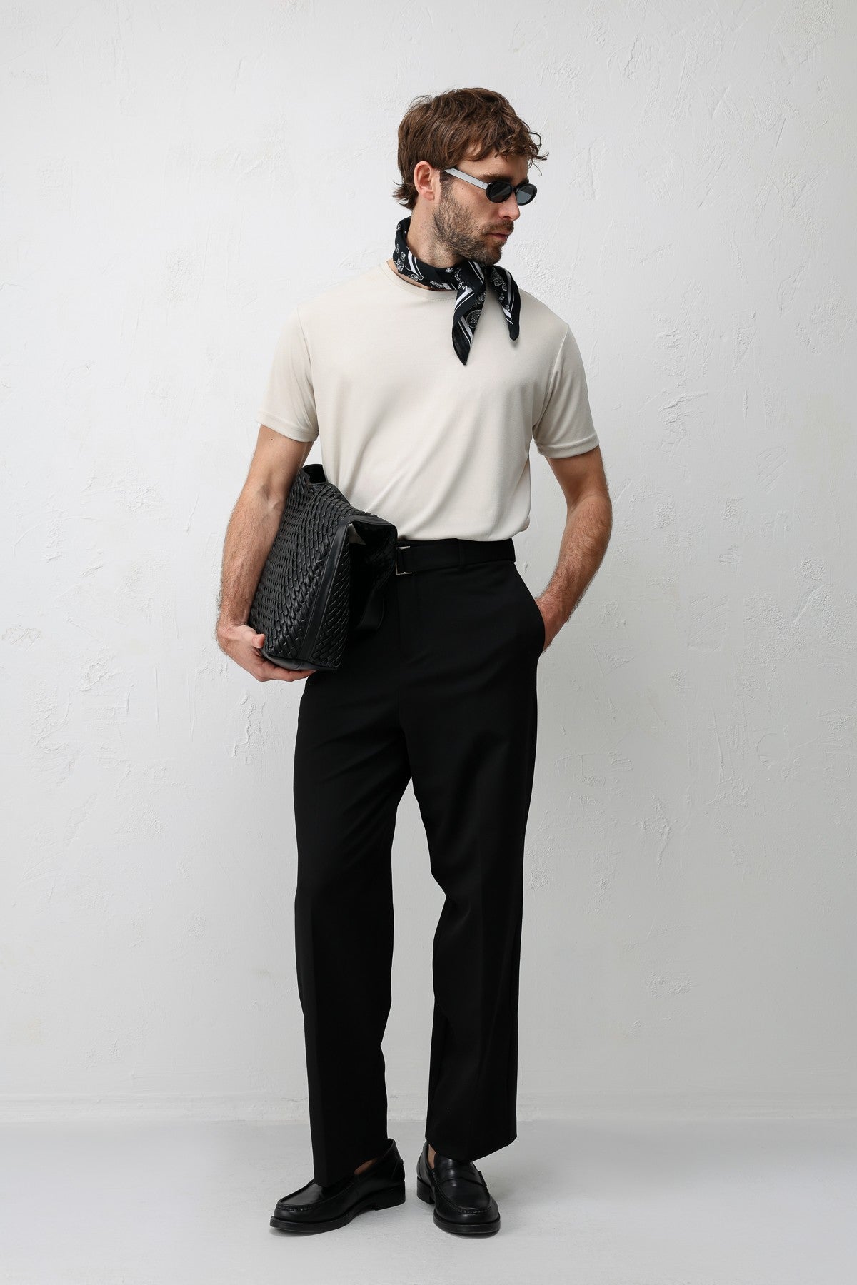 Antioch Relaxed Fit Kemerli Erkek Pantolon