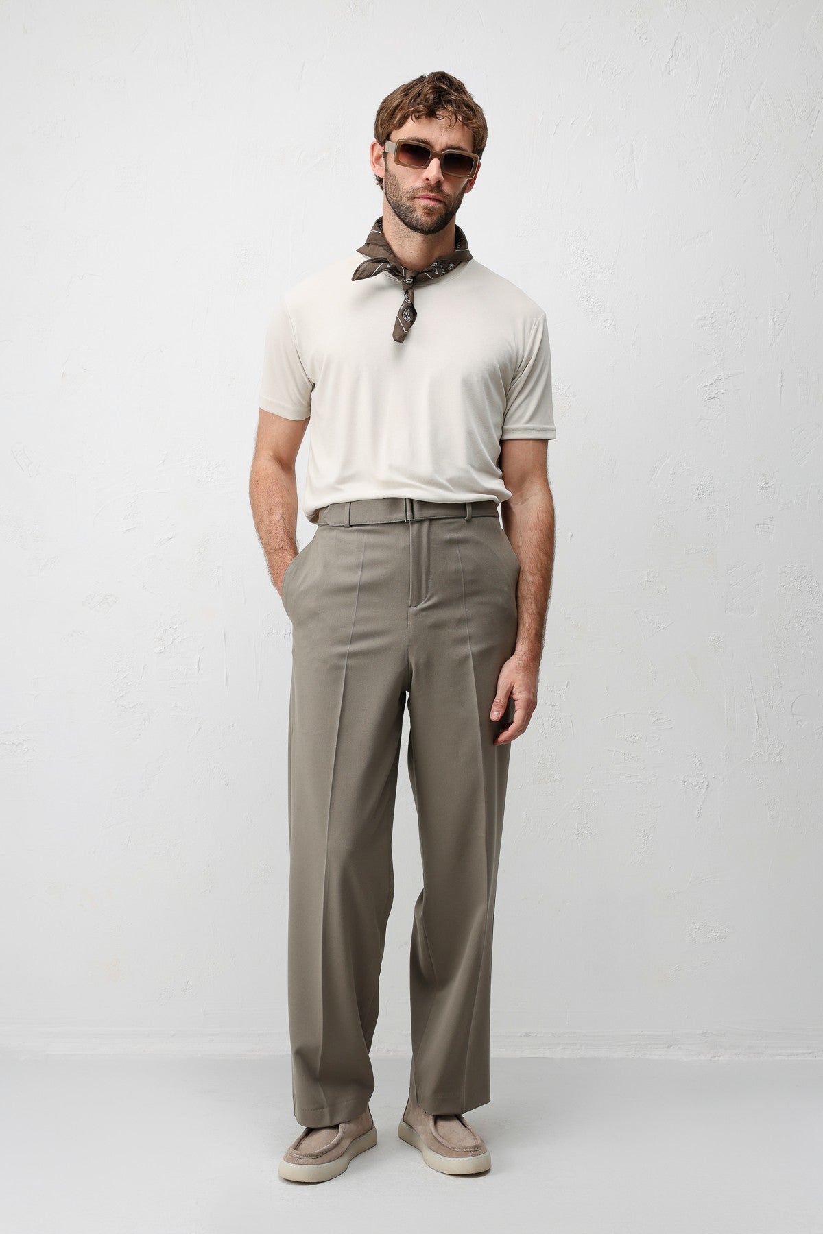 Antioch Relaxed Fit Kemerli Erkek Pantolon