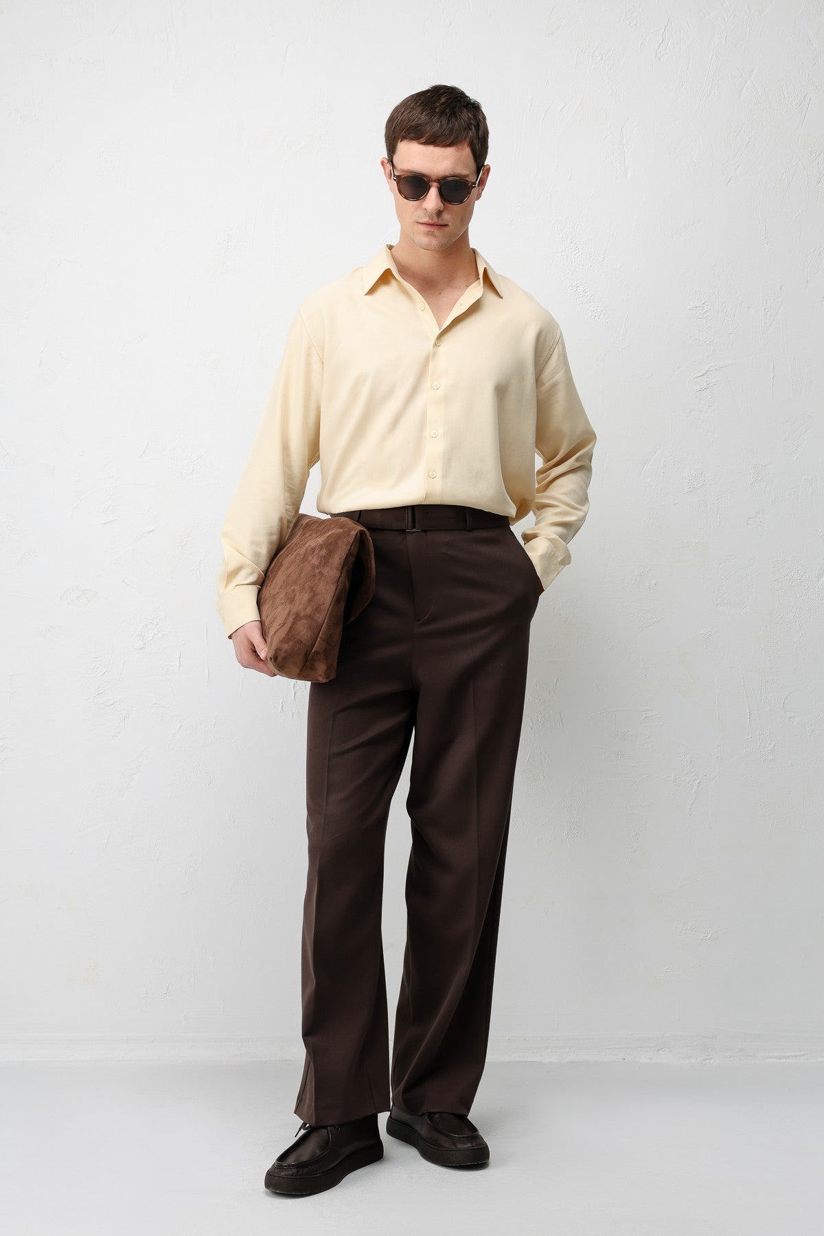 Antioch Relaxed Fit Kemerli Erkek Pantolon