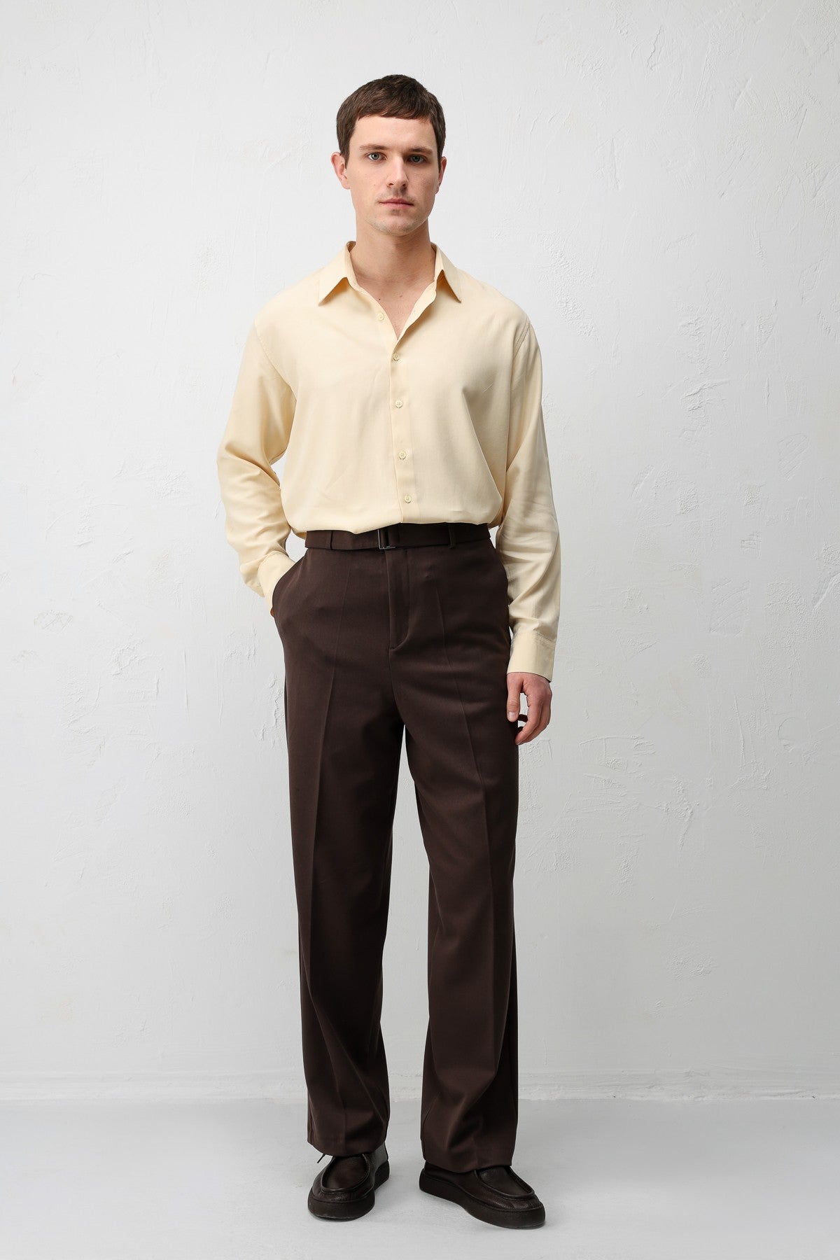 Antioch Relaxed Fit Kemerli Erkek Pantolon
