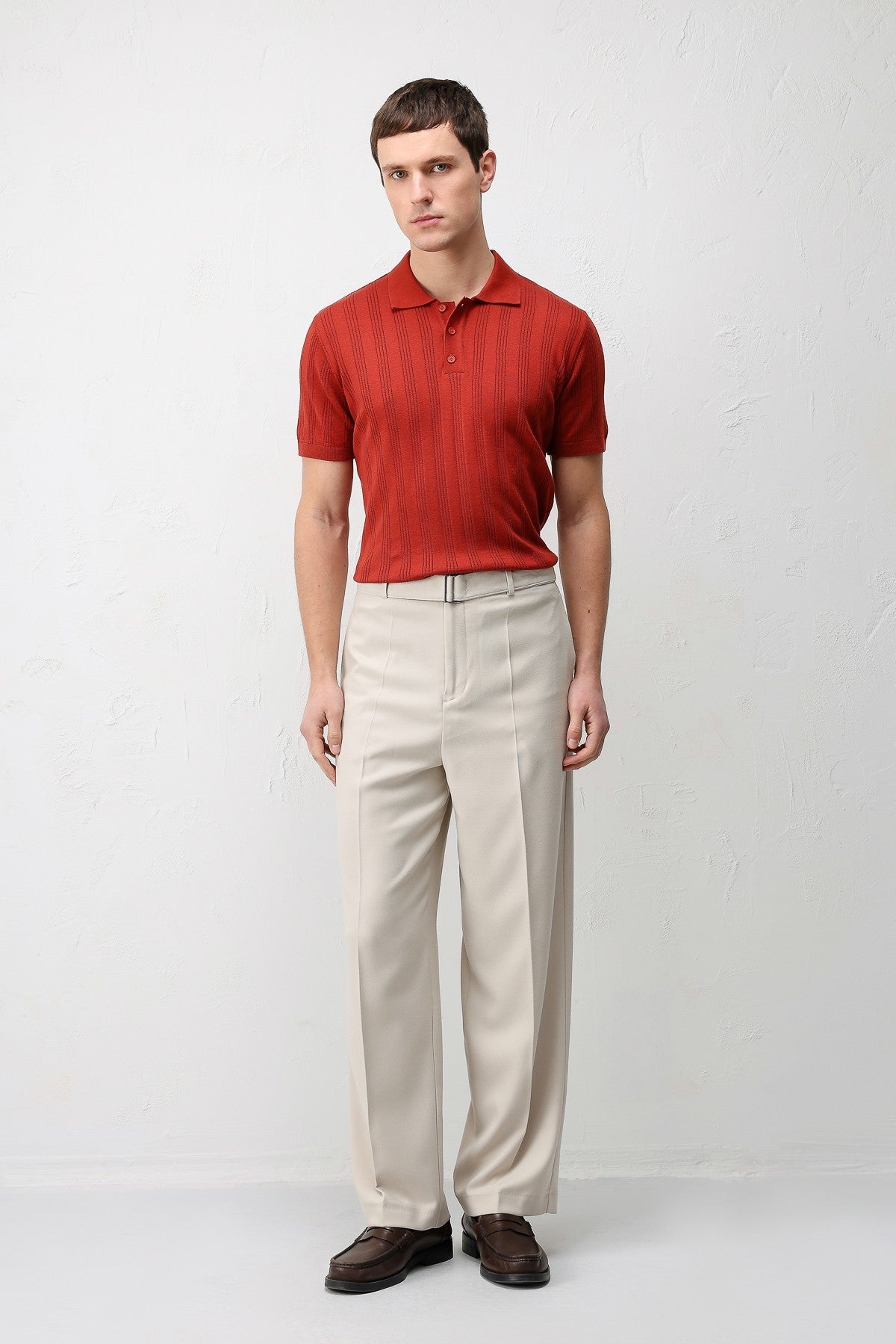 Antioch Relaxed Fit Kemerli Erkek Pantolon