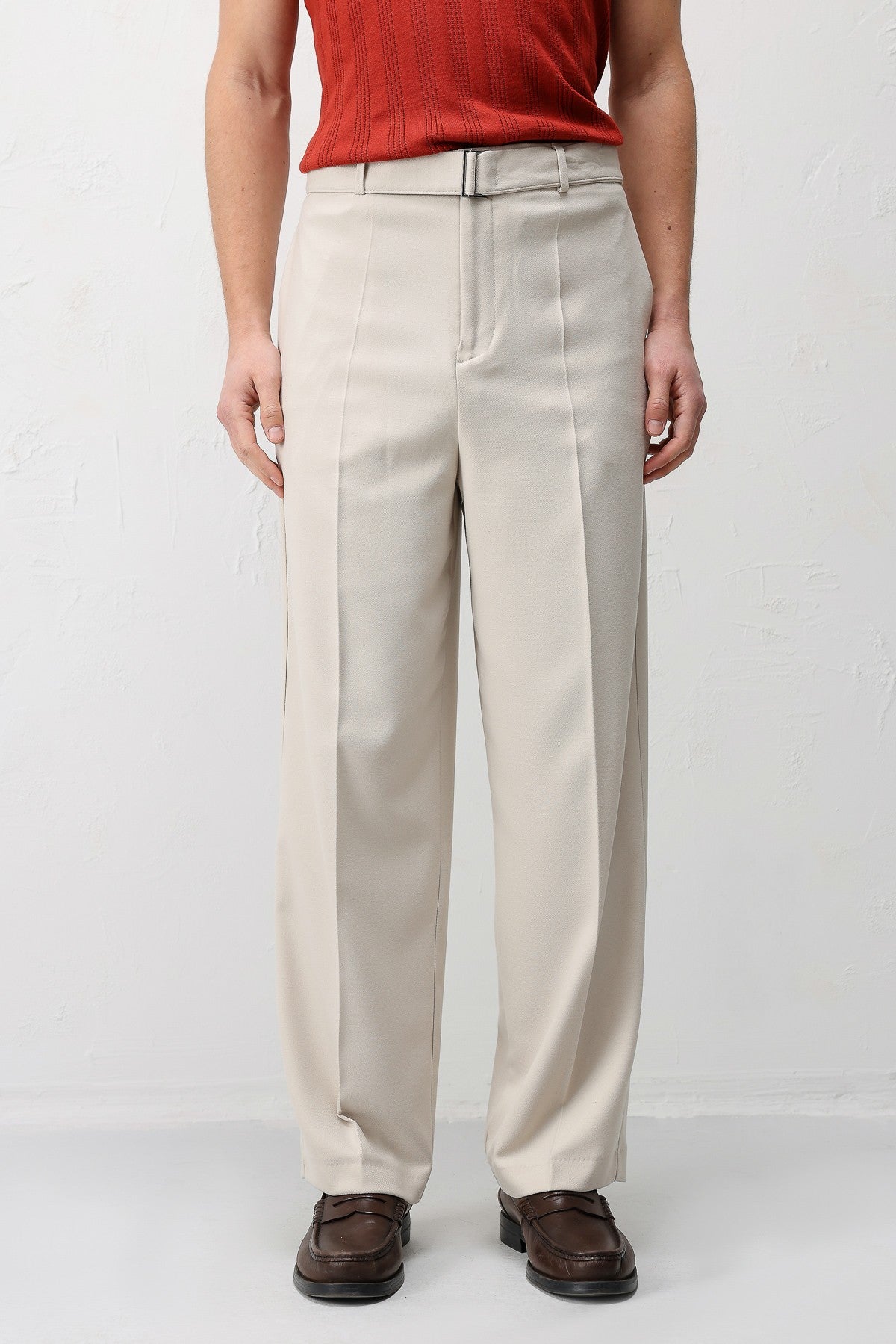 Antioch Relaxed Fit Kemerli Erkek Pantolon