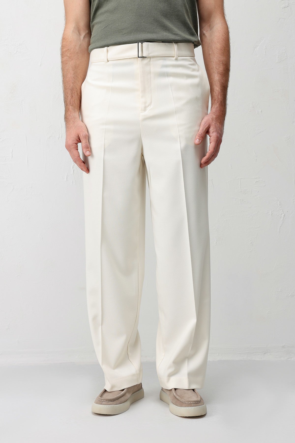 Antioch Relaxed Fit Kemerli Erkek Pantolon
