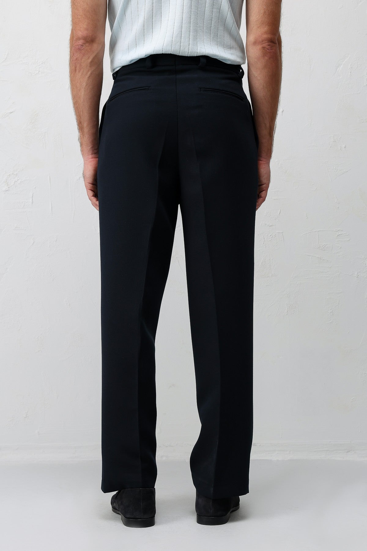 Pileli Relaxed Fit Erkek Pantolon