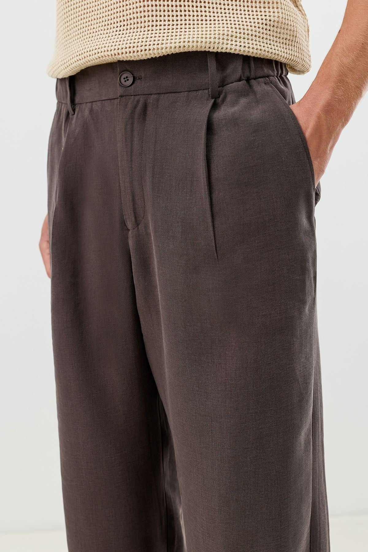 Lyocell Karışımlı Erkek Pantolon