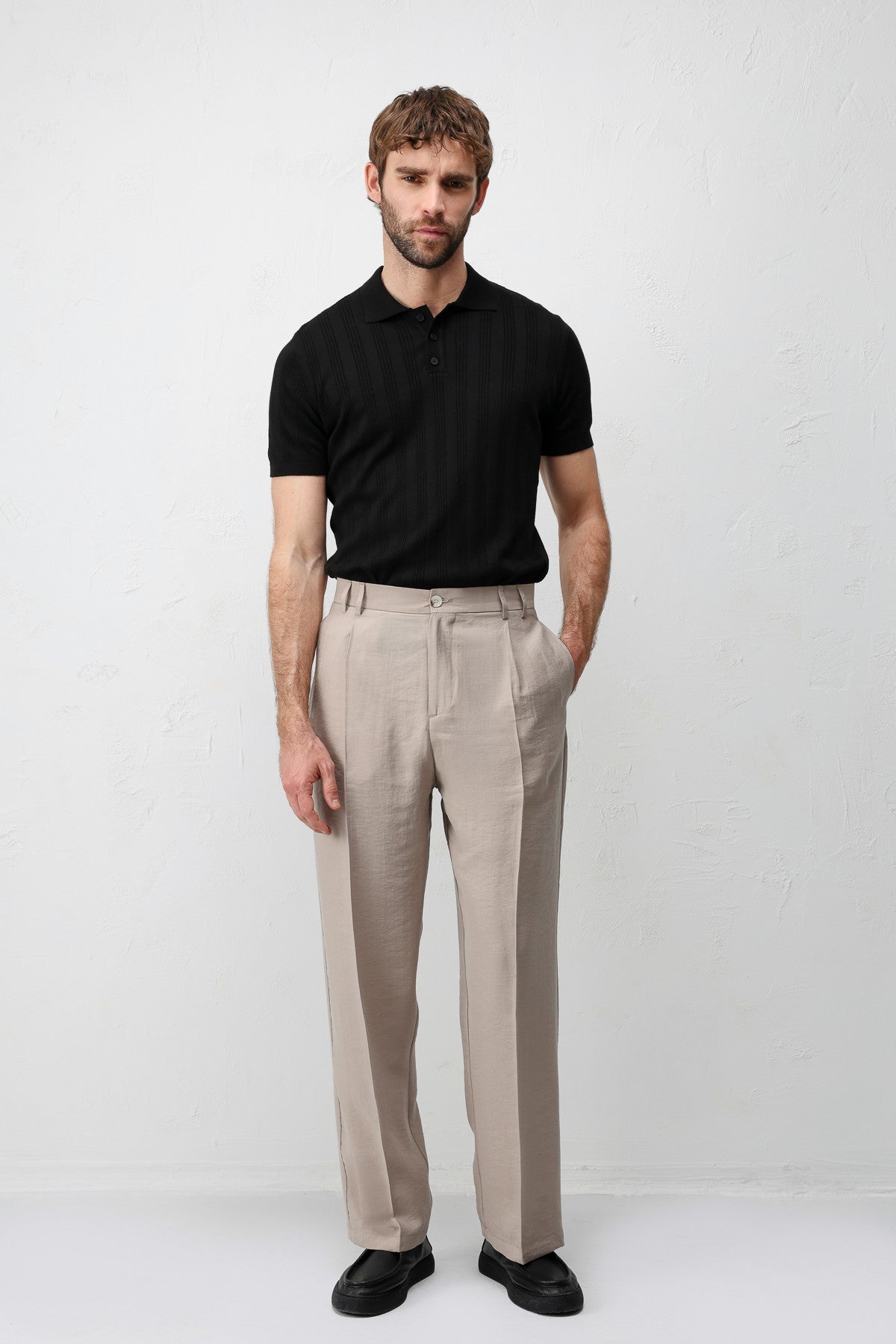 Antioch Lyocell Relaxed Fit Pileli Erkek Pantolon