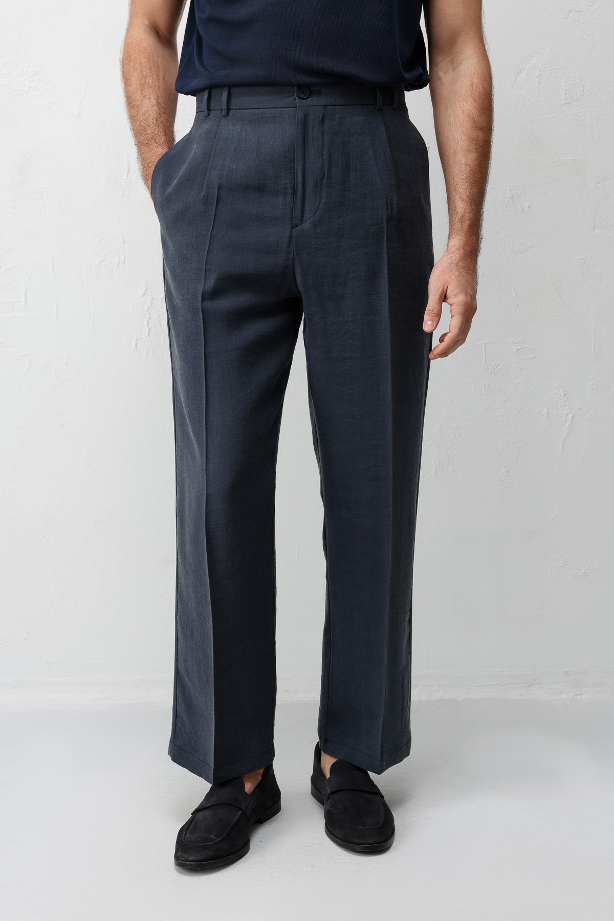 Antioch Lyocell Relaxed Fit Pileli Erkek Pantolon