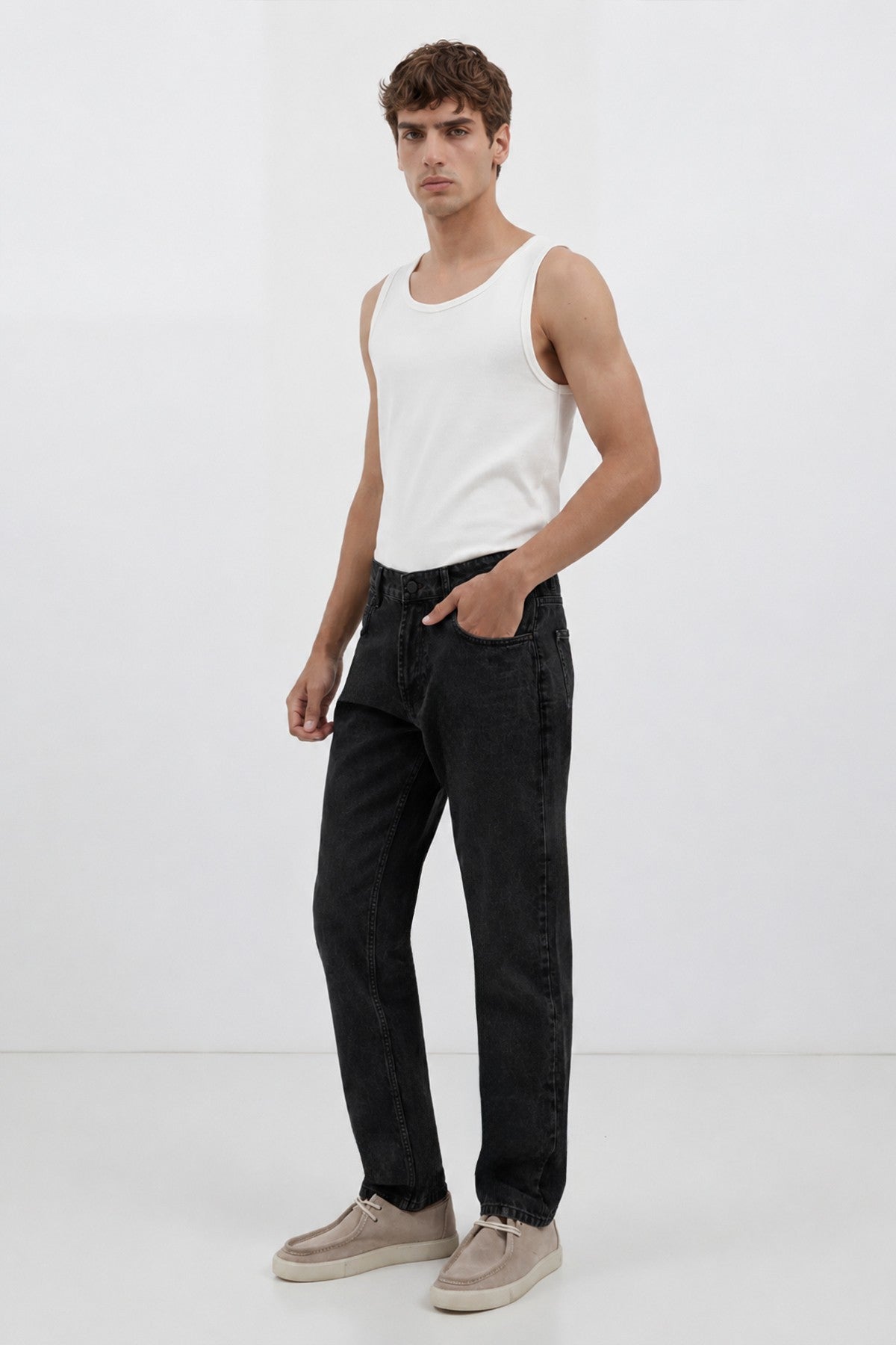 Tapered Fit Erkek Jean