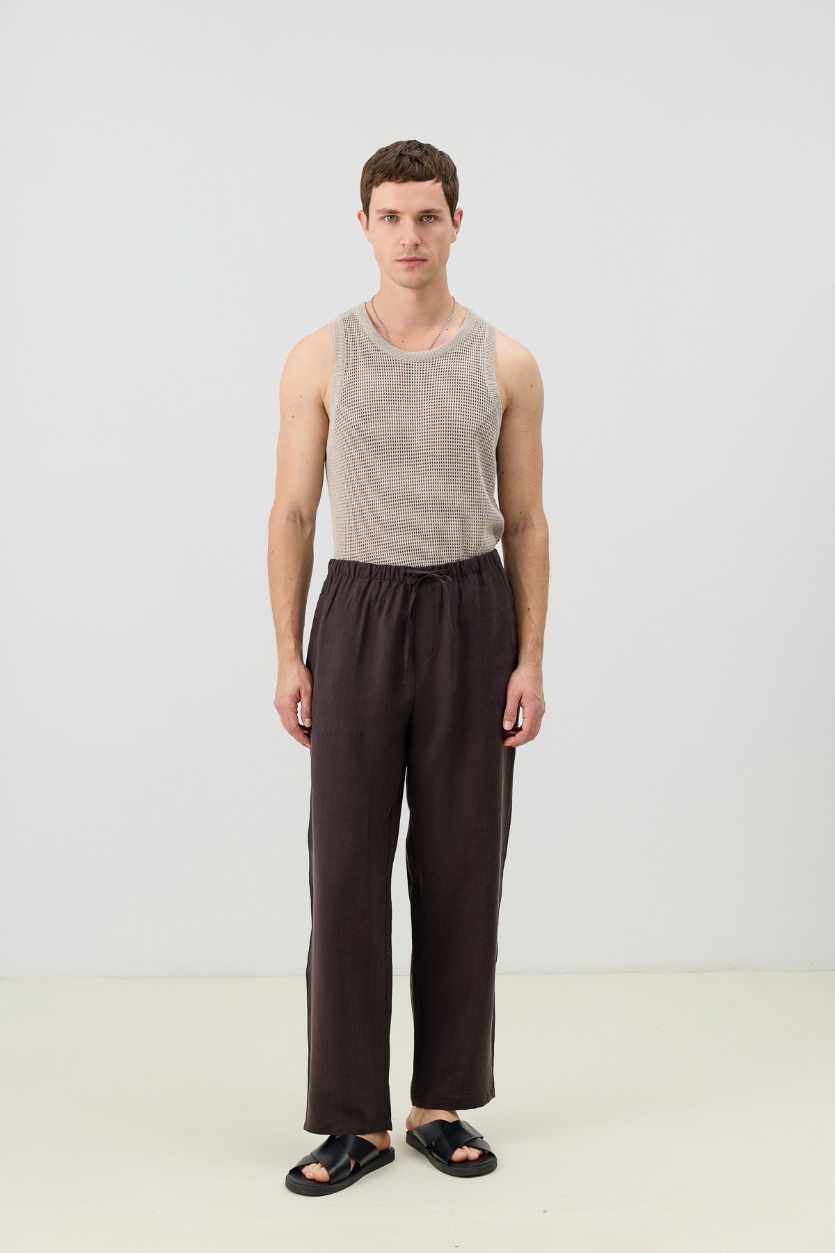 Lyocell Karışımlı Relax Fit Erkek Pantolon