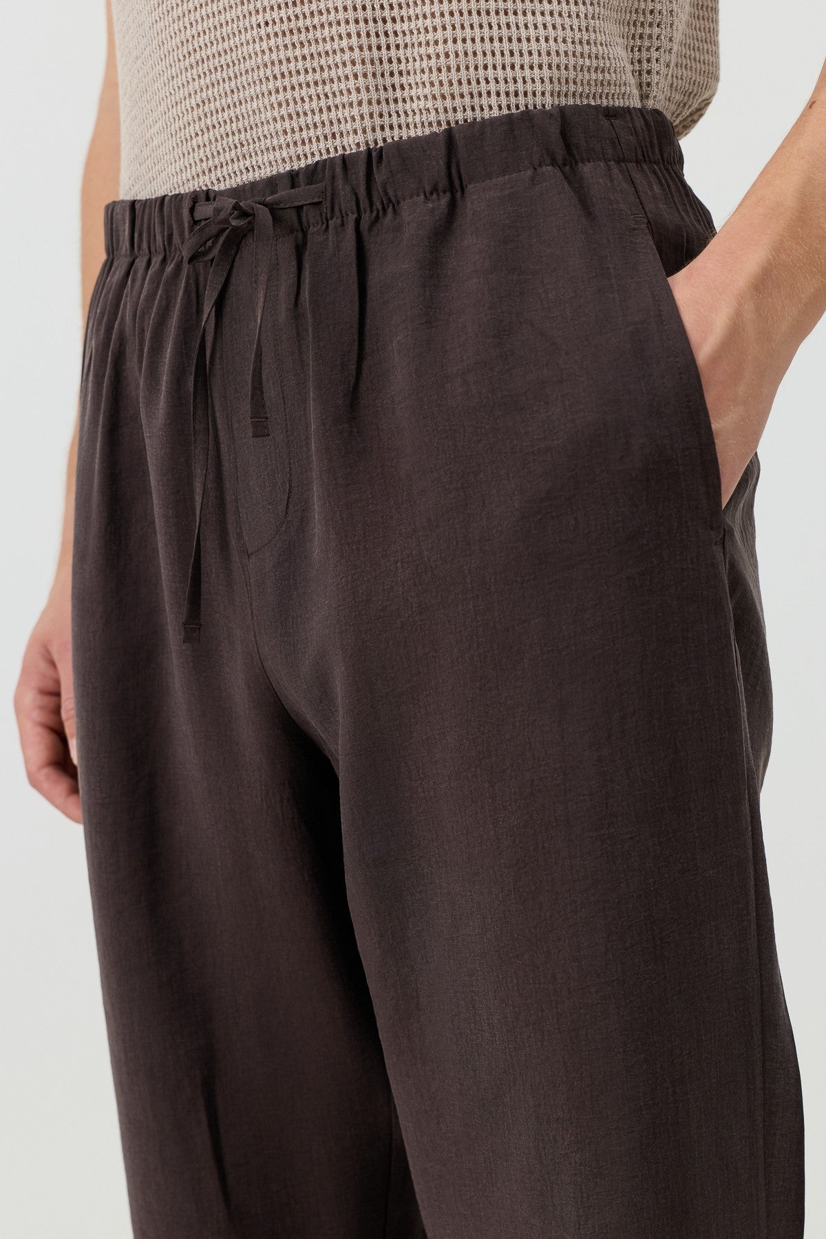 Lyocell Karışımlı Relax Fit Erkek Pantolon