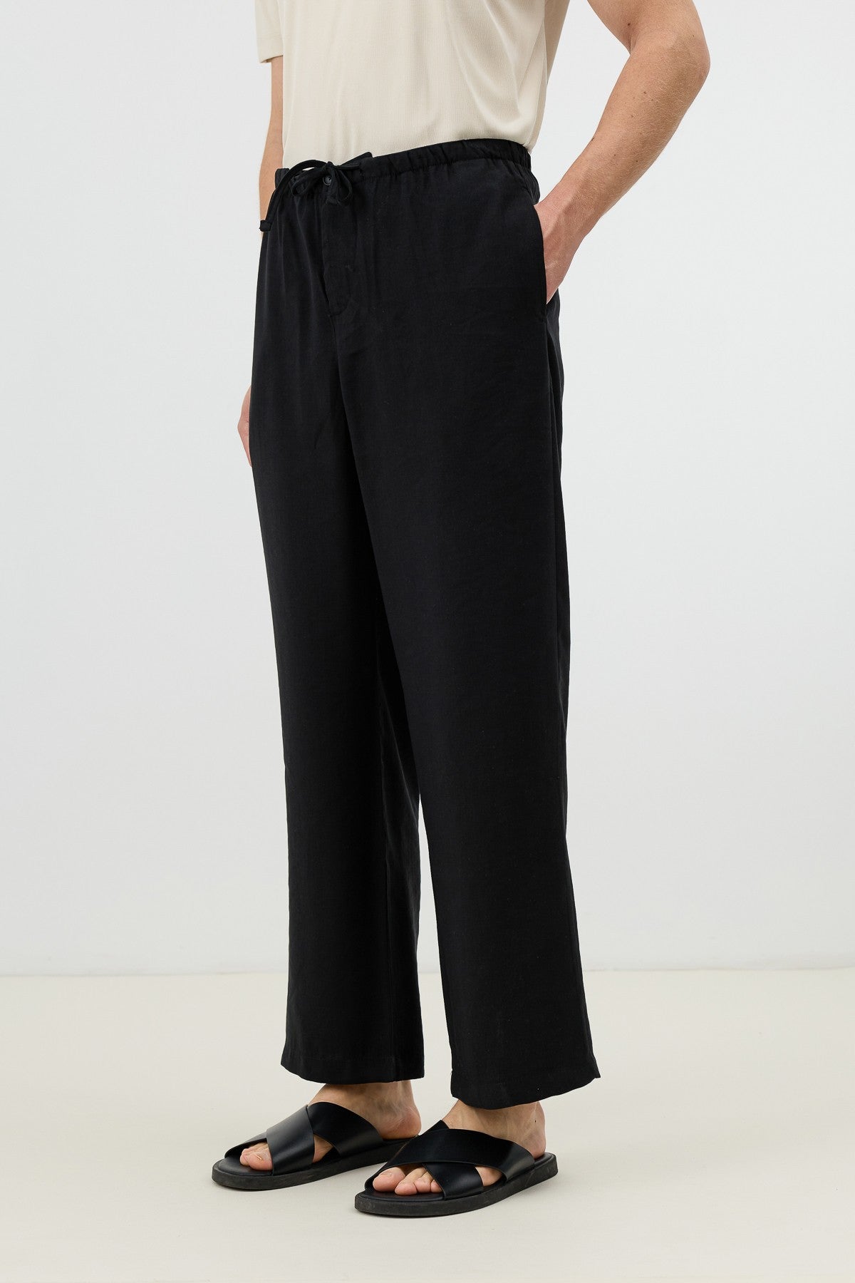 Modal Karışımlı Relaxed Erkek Pantolon