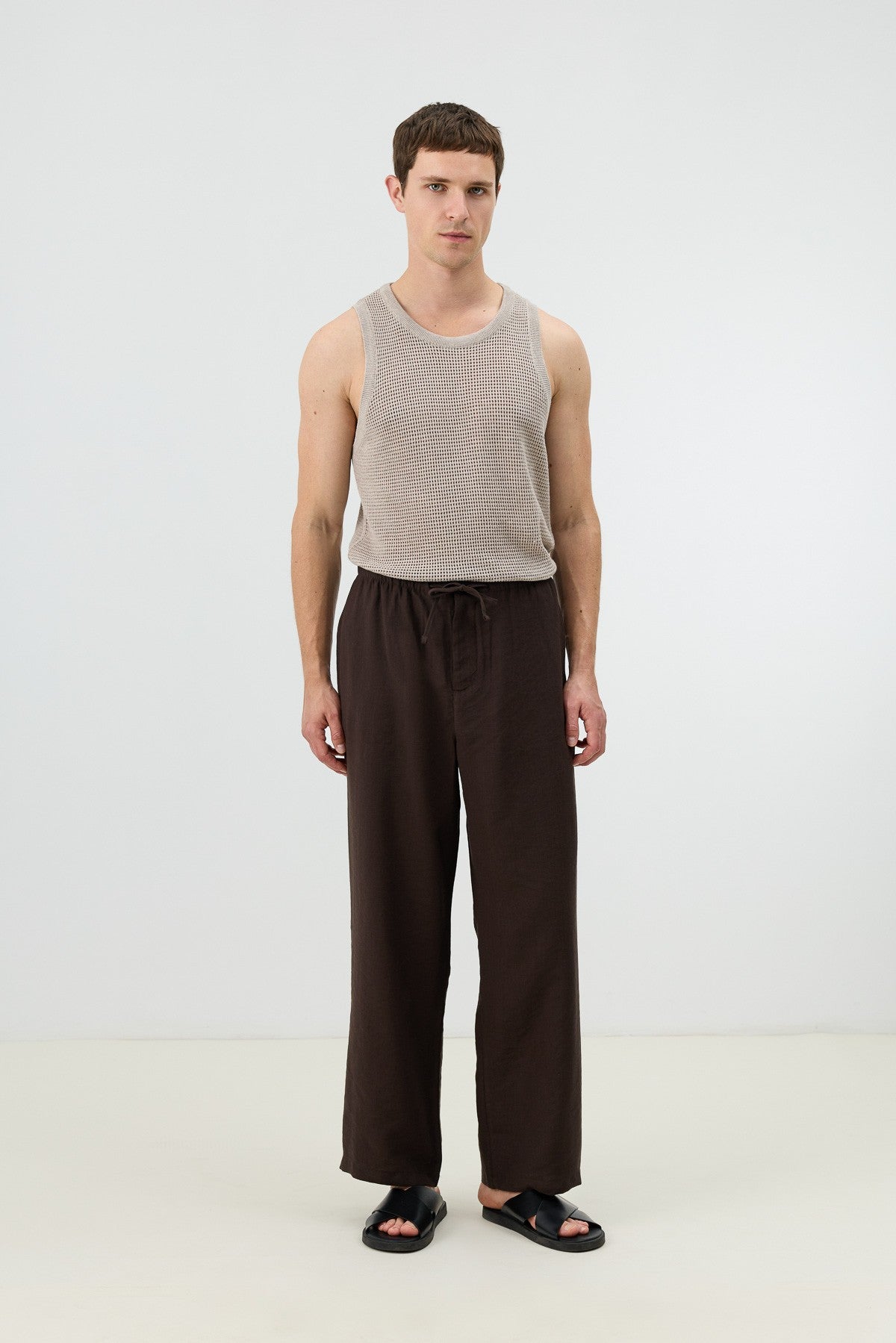 Modal Karışımlı Relaxed Erkek Pantolon