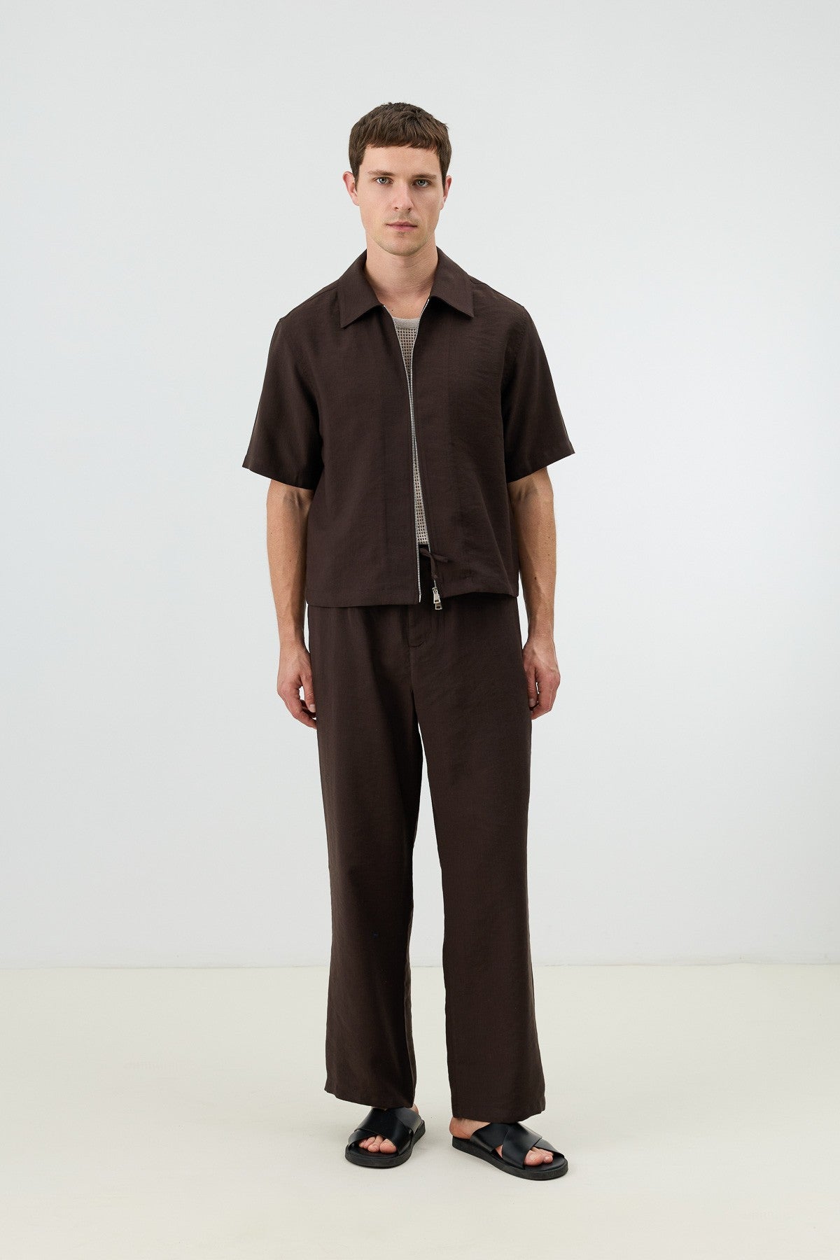 Modal Karışımlı Relaxed Erkek Pantolon