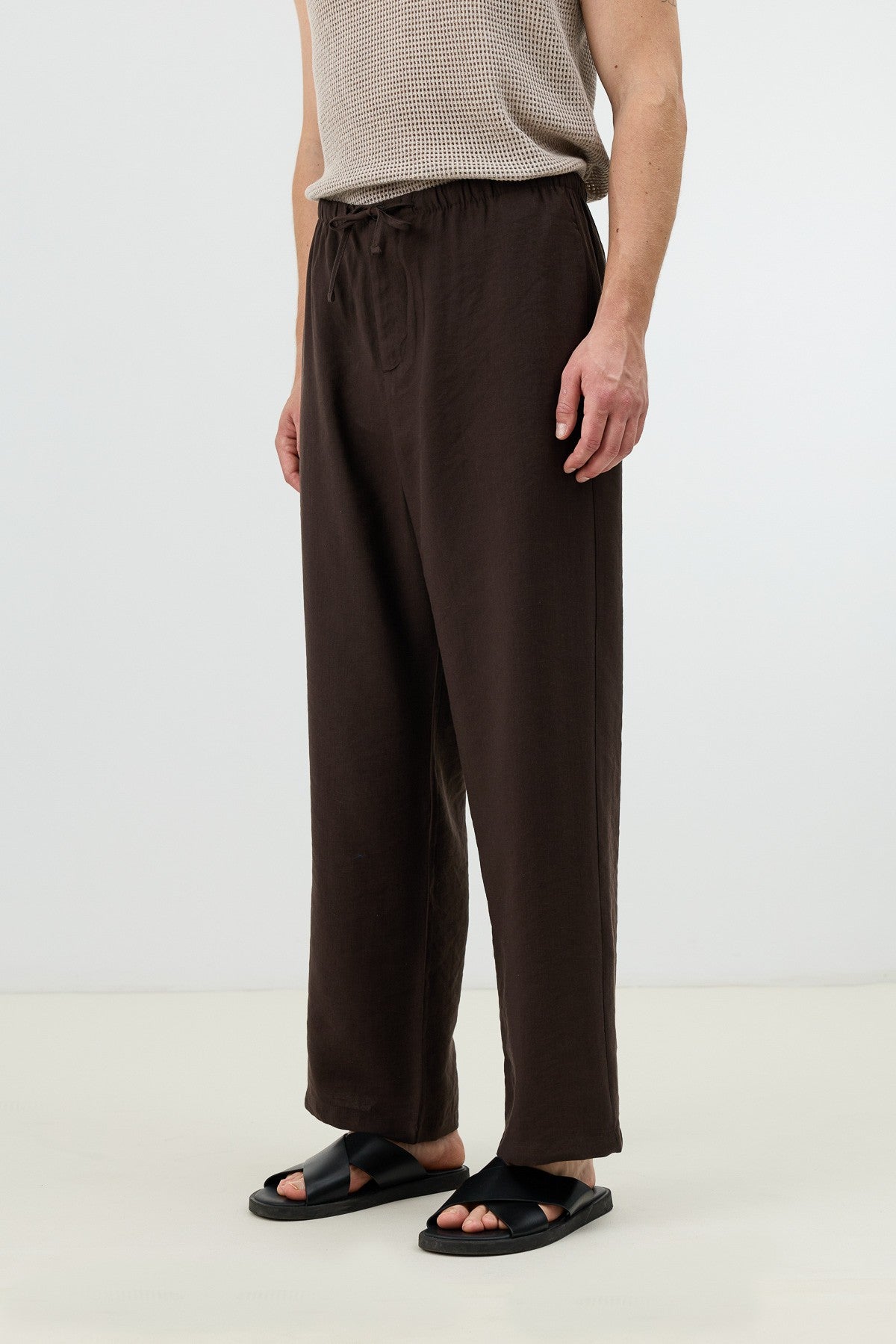 Modal Karışımlı Relaxed Erkek Pantolon