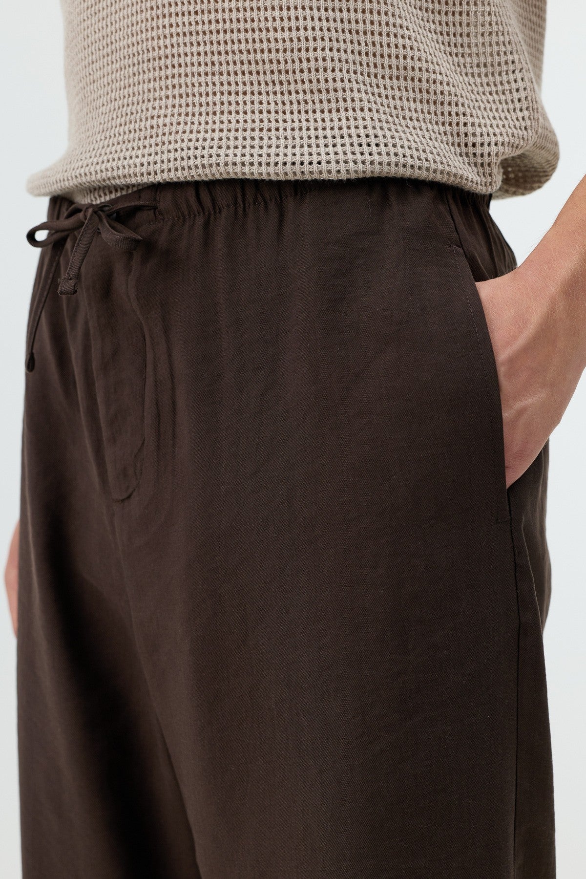 Modal Karışımlı Relaxed Erkek Pantolon