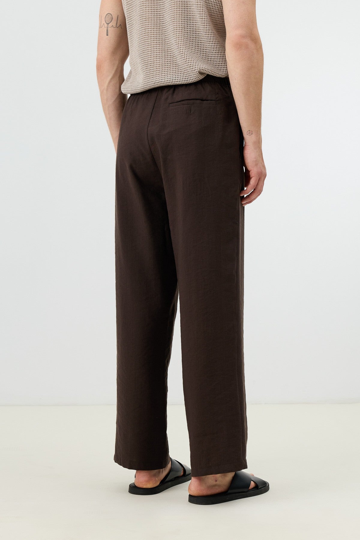 Modal Karışımlı Relaxed Erkek Pantolon