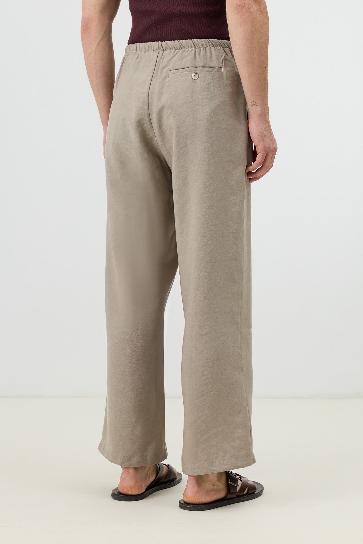 Modal Karışımlı Relaxed Erkek Pantolon