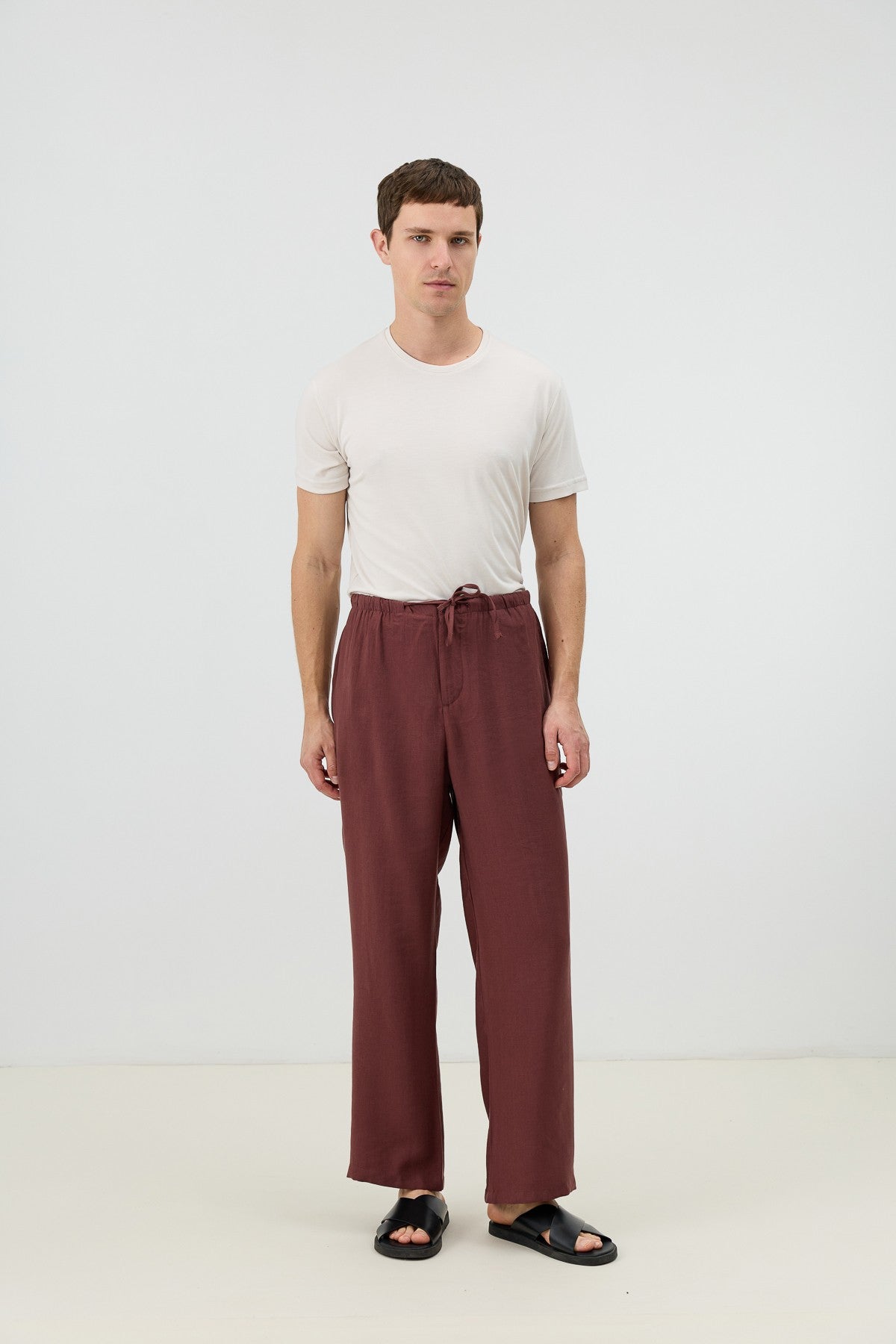 Modal Karışımlı Relaxed Erkek Pantolon