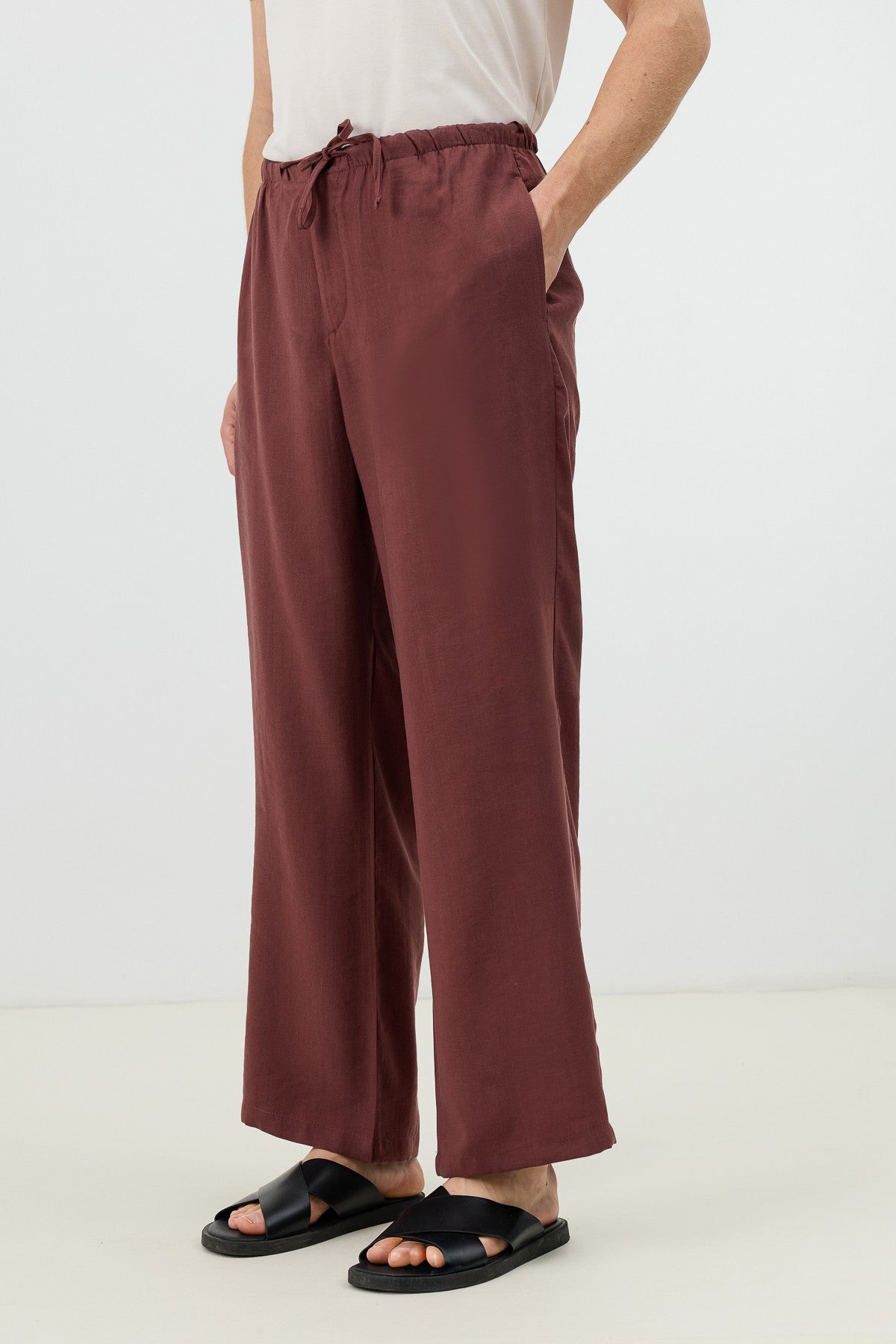 Modal Karışımlı Relaxed Erkek Pantolon