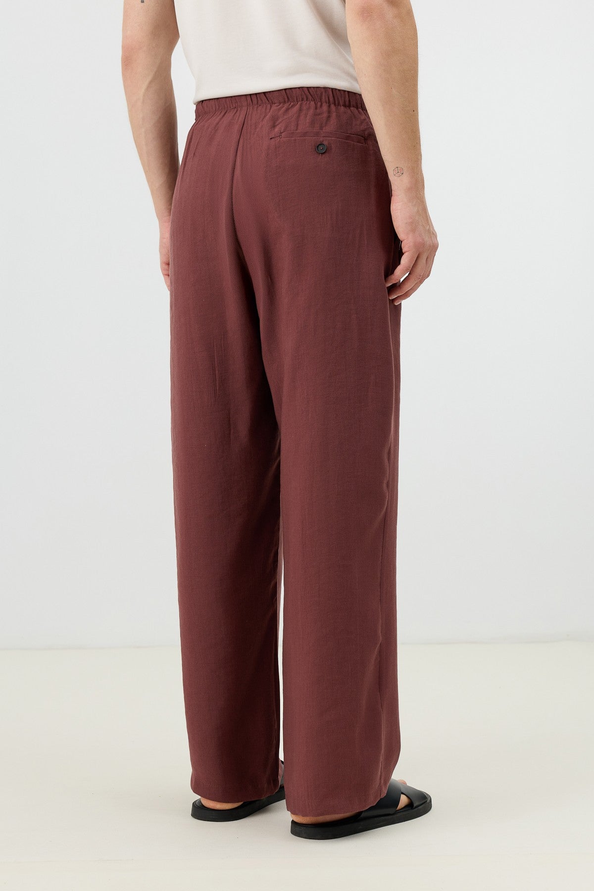 Modal Karışımlı Relaxed Erkek Pantolon