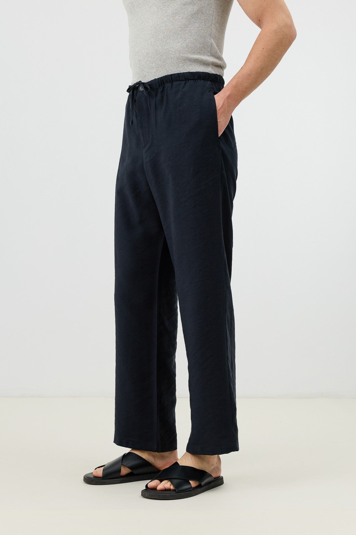 Modal Karışımlı Relaxed Erkek Pantolon
