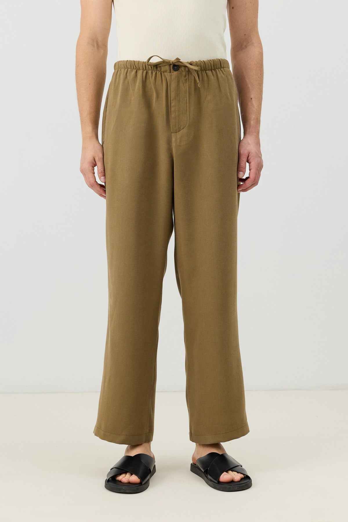 Modal Karışımlı Relaxed Erkek Pantolon