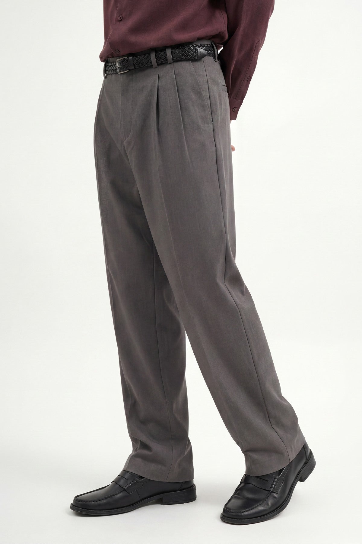 Pileli Relax Fit Erkek Pantolon