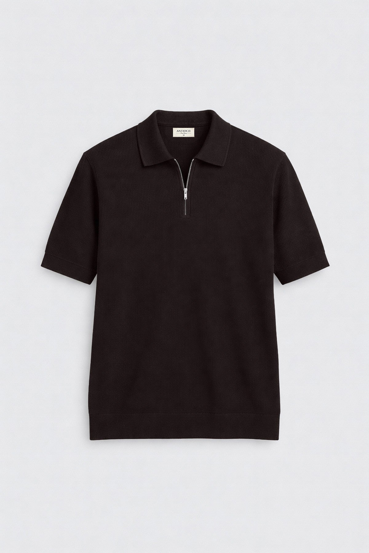 Antioch Comfort Slim Fermuarlı Erkek Triko T-Shirt