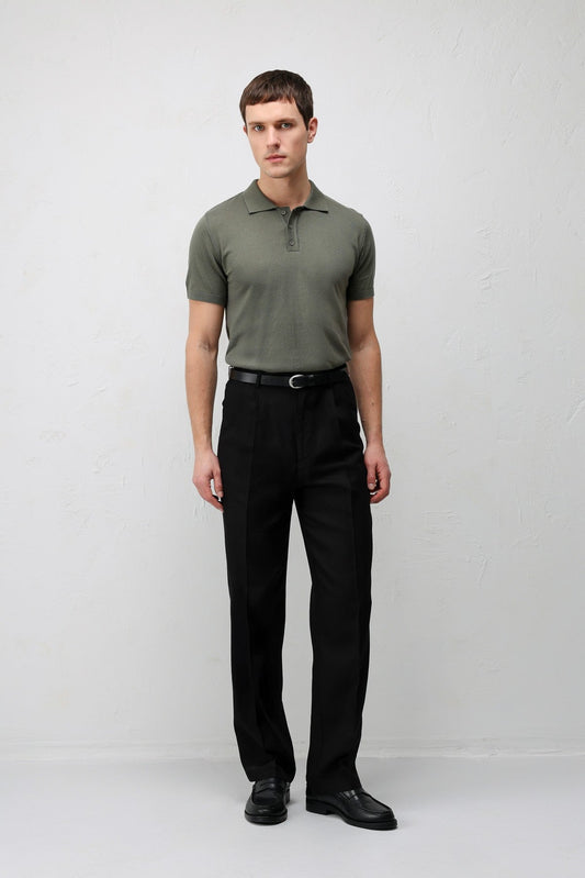 Antioch Comfort Slim Polo Yaka Erkek Triko T-Shirt