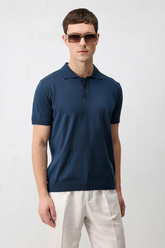 Antioch Comfort Slim Polo Yaka Erkek Triko T-Shirt