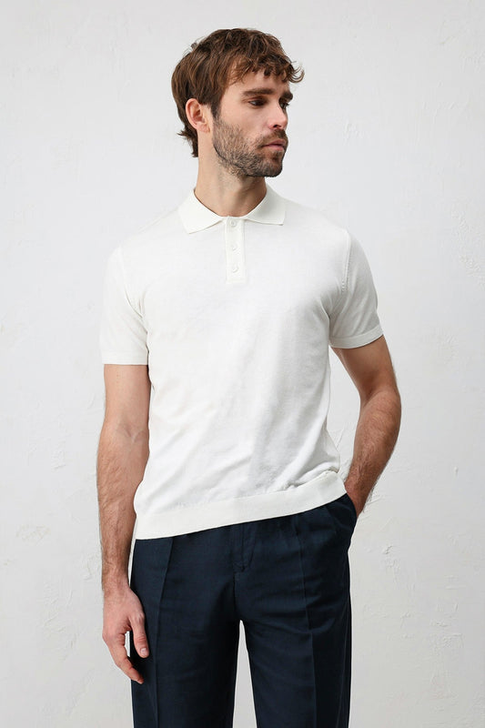 Antioch Comfort Slim Polo Yaka Erkek Triko T-Shirt