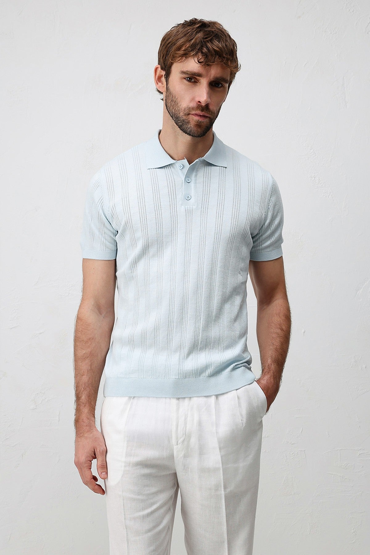 Antioch Dokulu Triko Erkek Polo T-Shirt