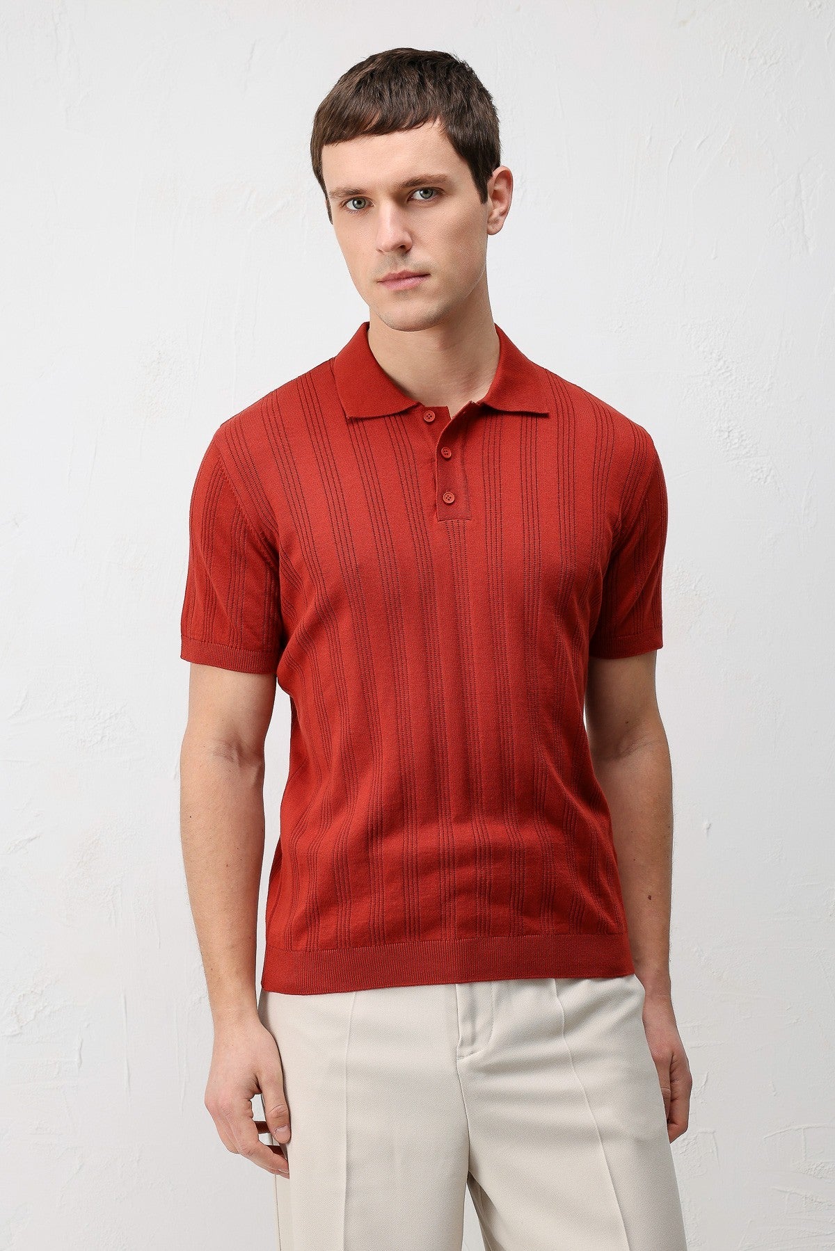Antioch Dokulu Triko Erkek Polo T-Shirt