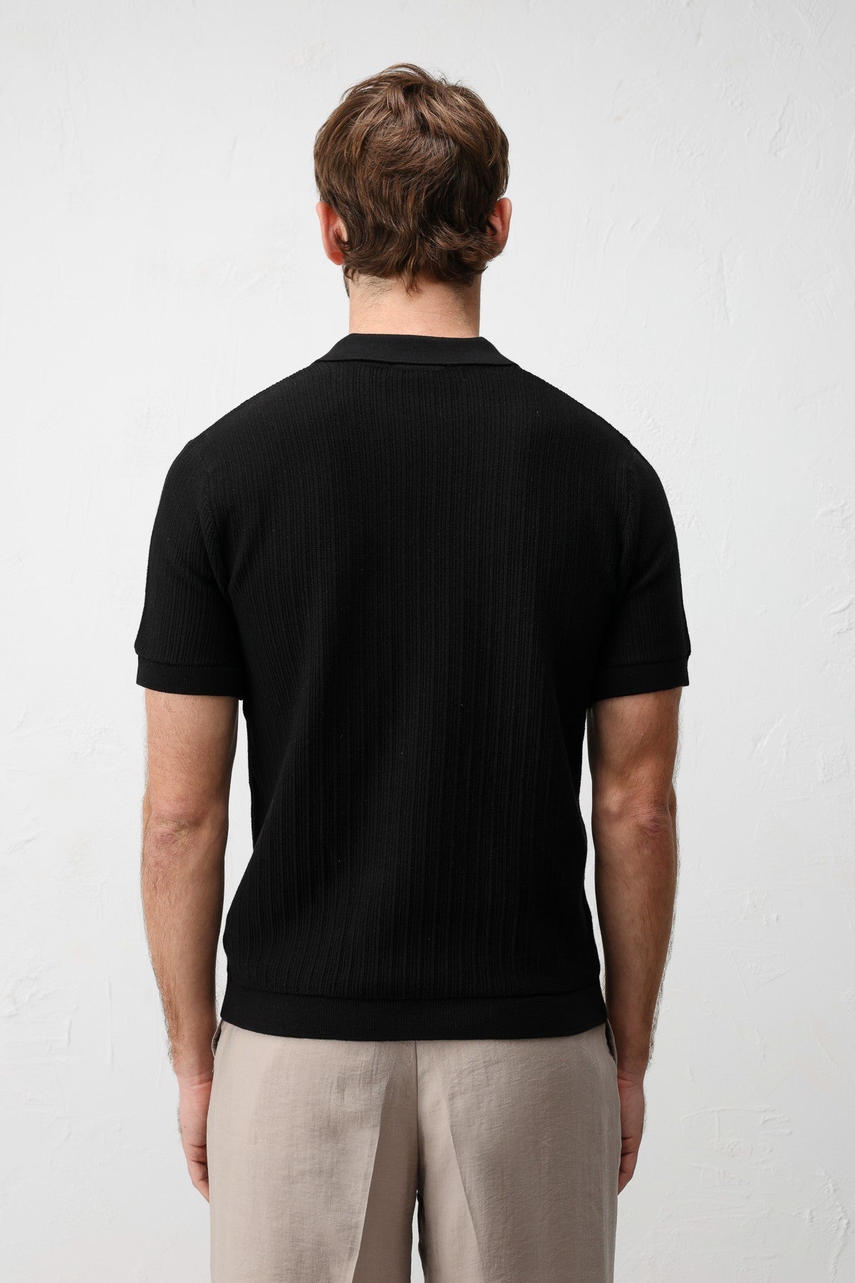 Antioch Premium Dokulu Erkek Triko T-Shirt