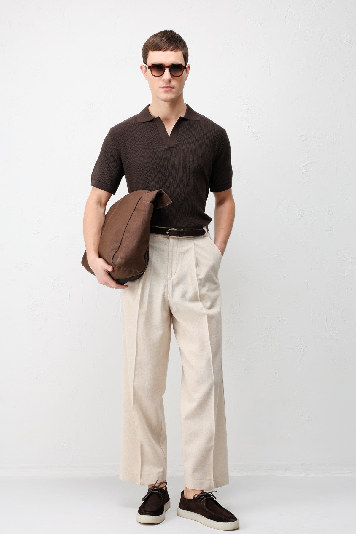 Antioch Premium Dokulu Erkek Triko T-Shirt
