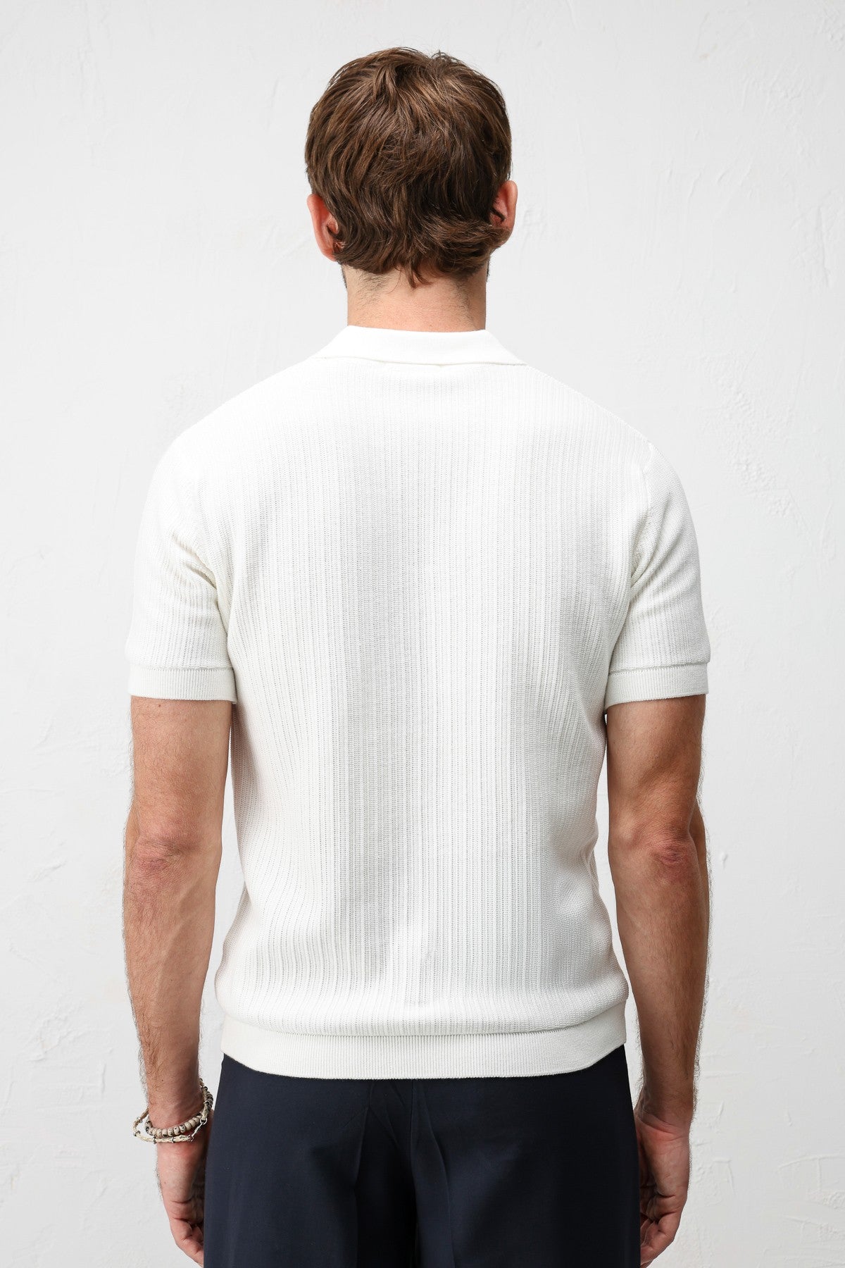 Antioch Premium Dokulu Erkek Triko T-Shirt