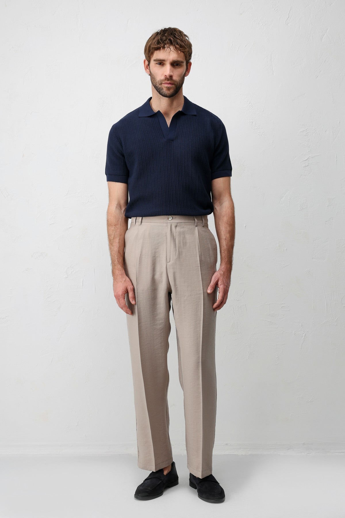 Antioch Premium Dokulu Erkek Triko T-Shirt