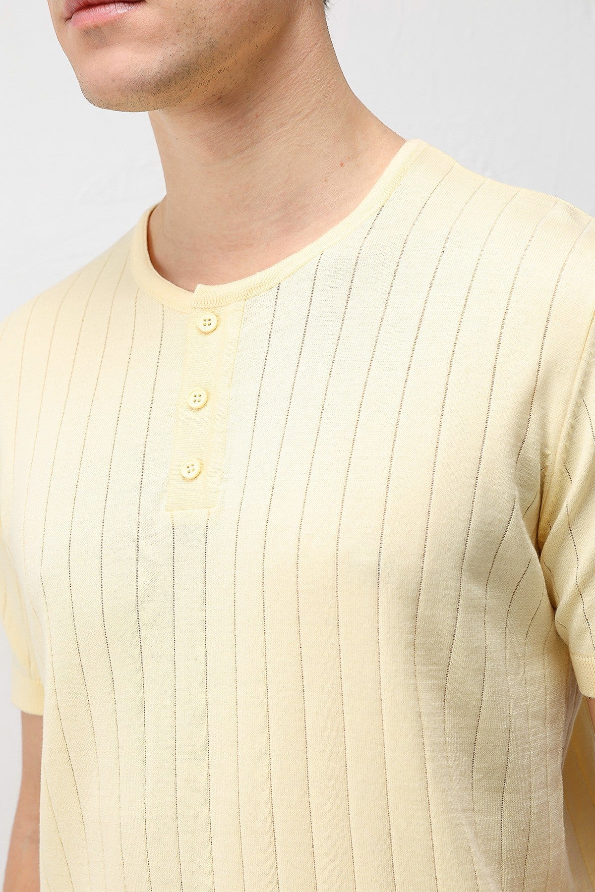 Dokulu Erkek Triko T-Shirt