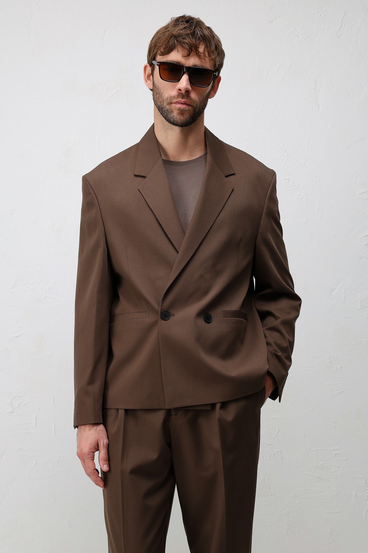 Relaxed Fit Erkek Blazer Ceket